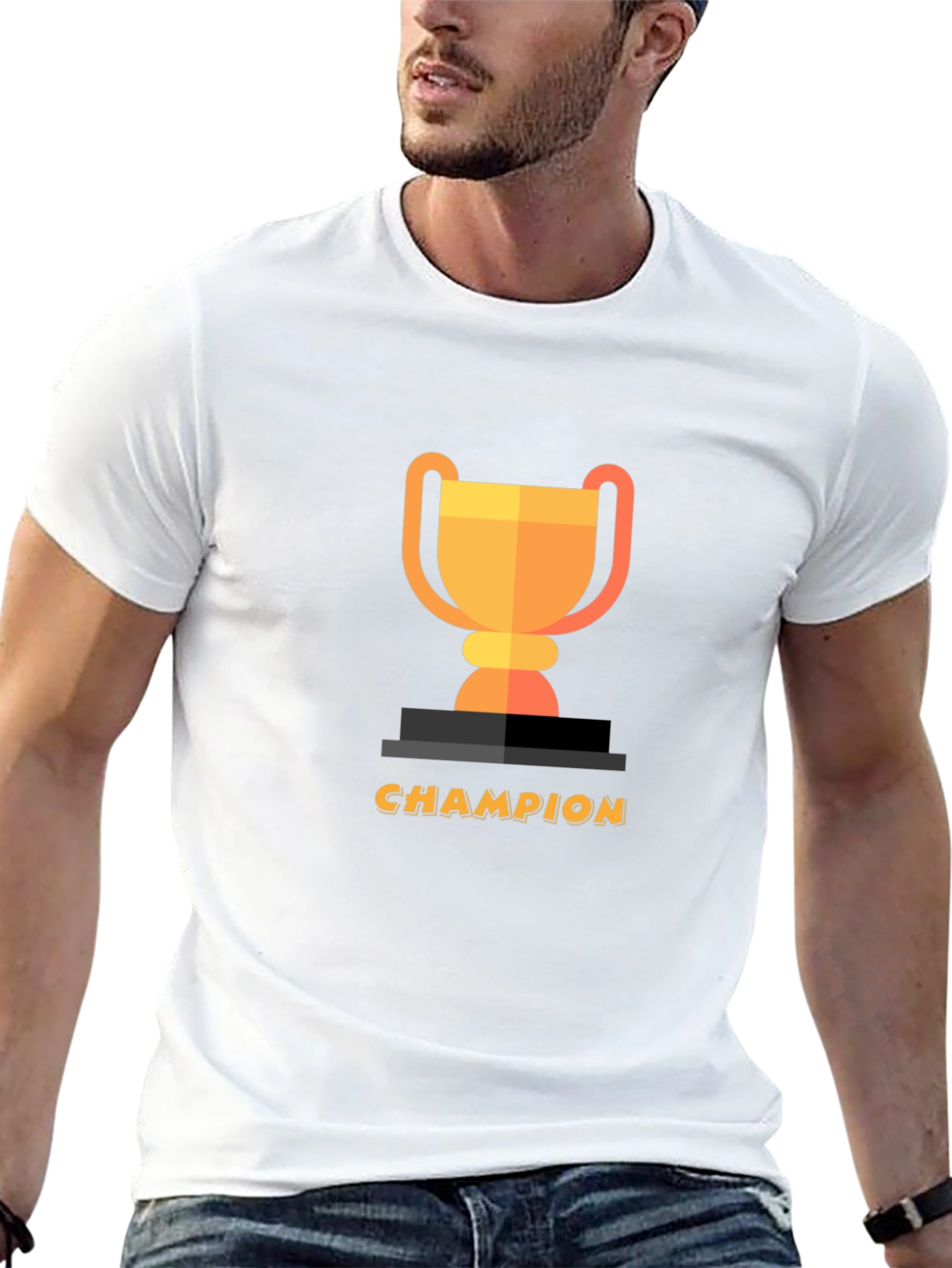 Champion Trophy Graphic Black T-Shirt