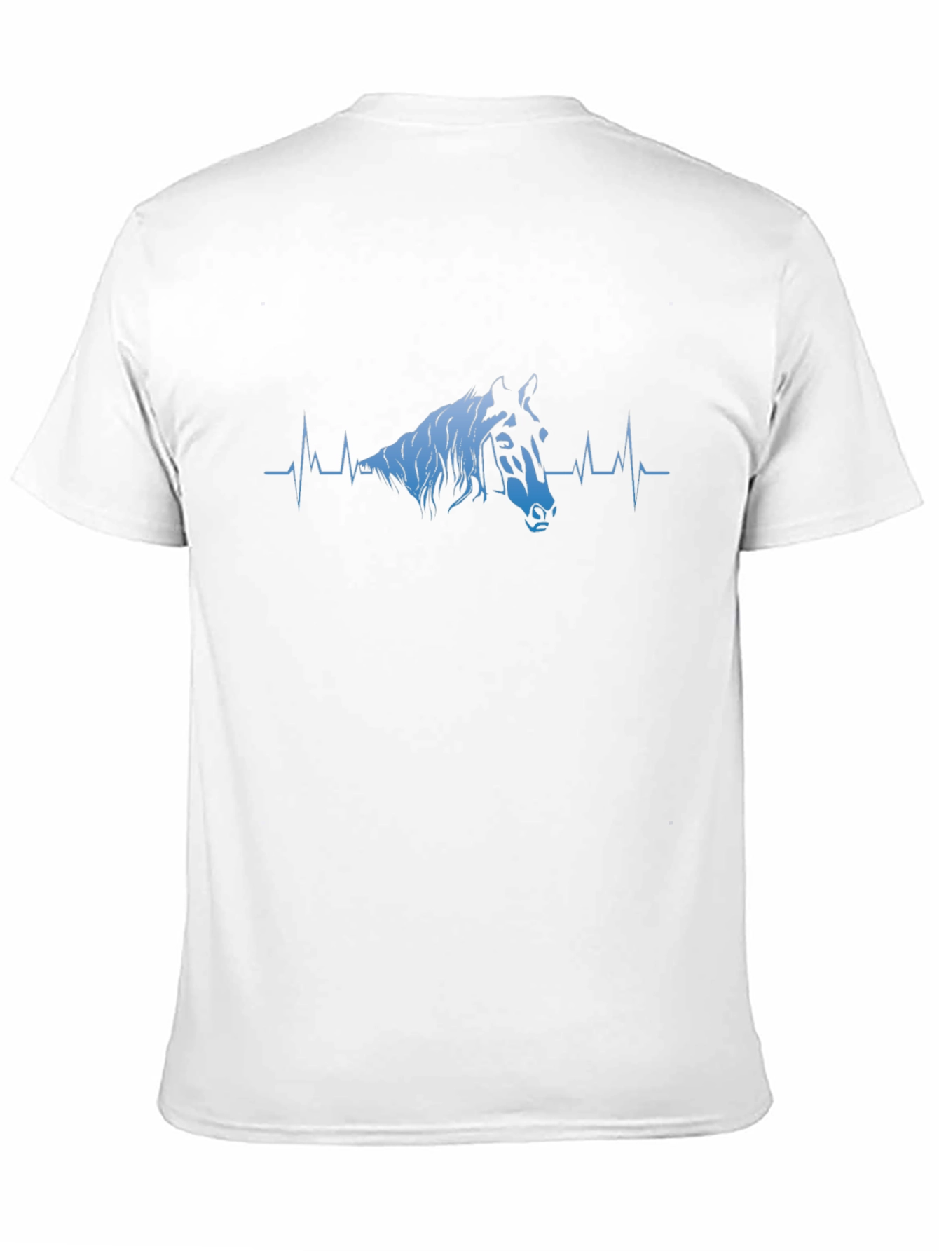 Horse Heartbeat T-Shirt - Equestrian Life Line Tee