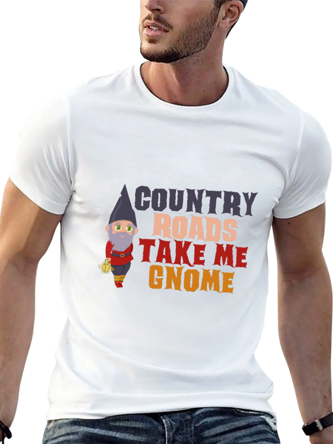 Country Roads Take Me Gnome T-Shirt
