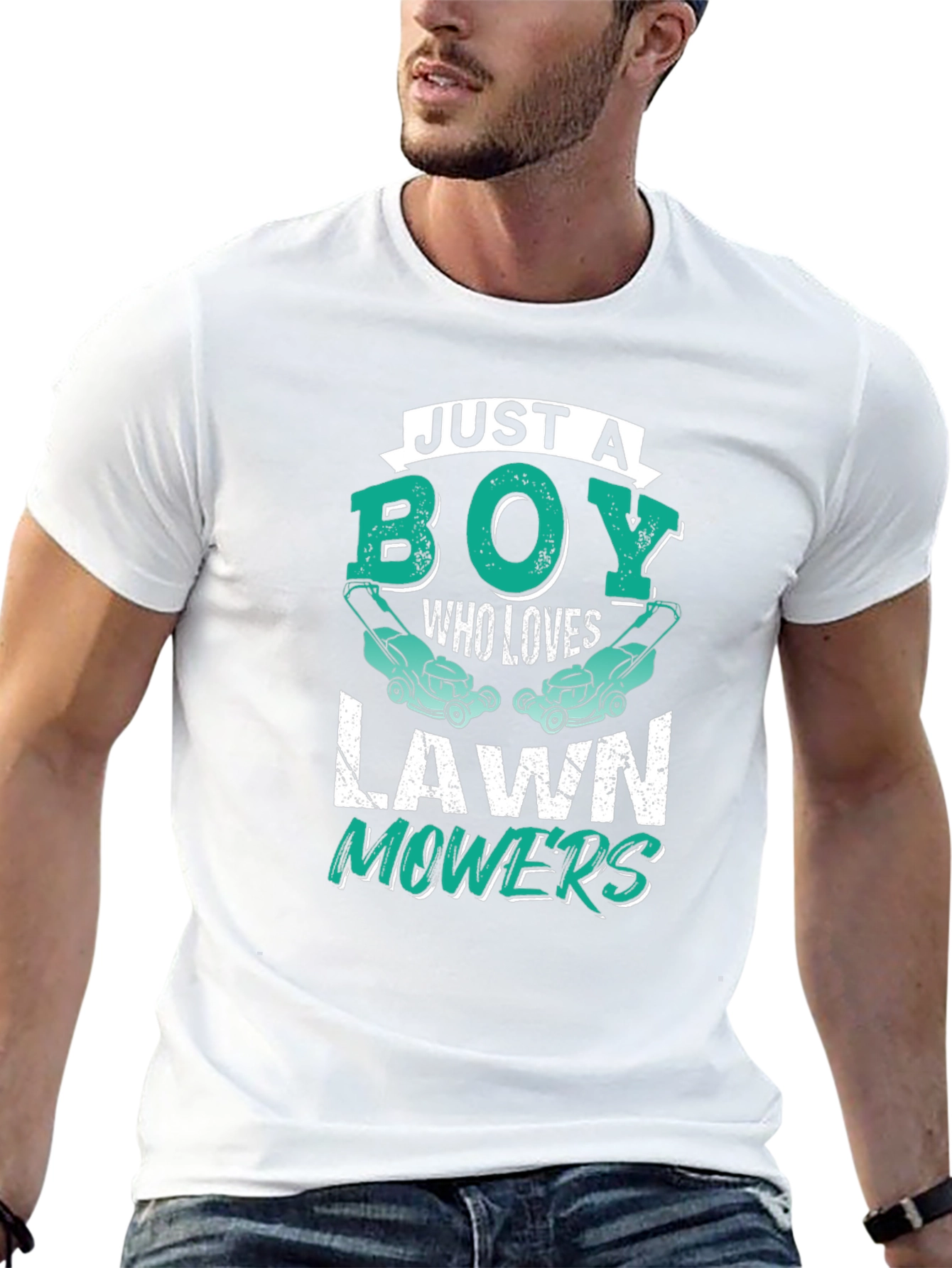Just A Boy Who Loves Lawn Mowers T-Shirt
