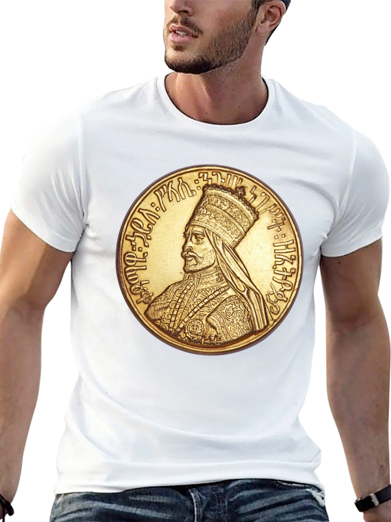 Ethiopian Emperor T-Shirt - Black