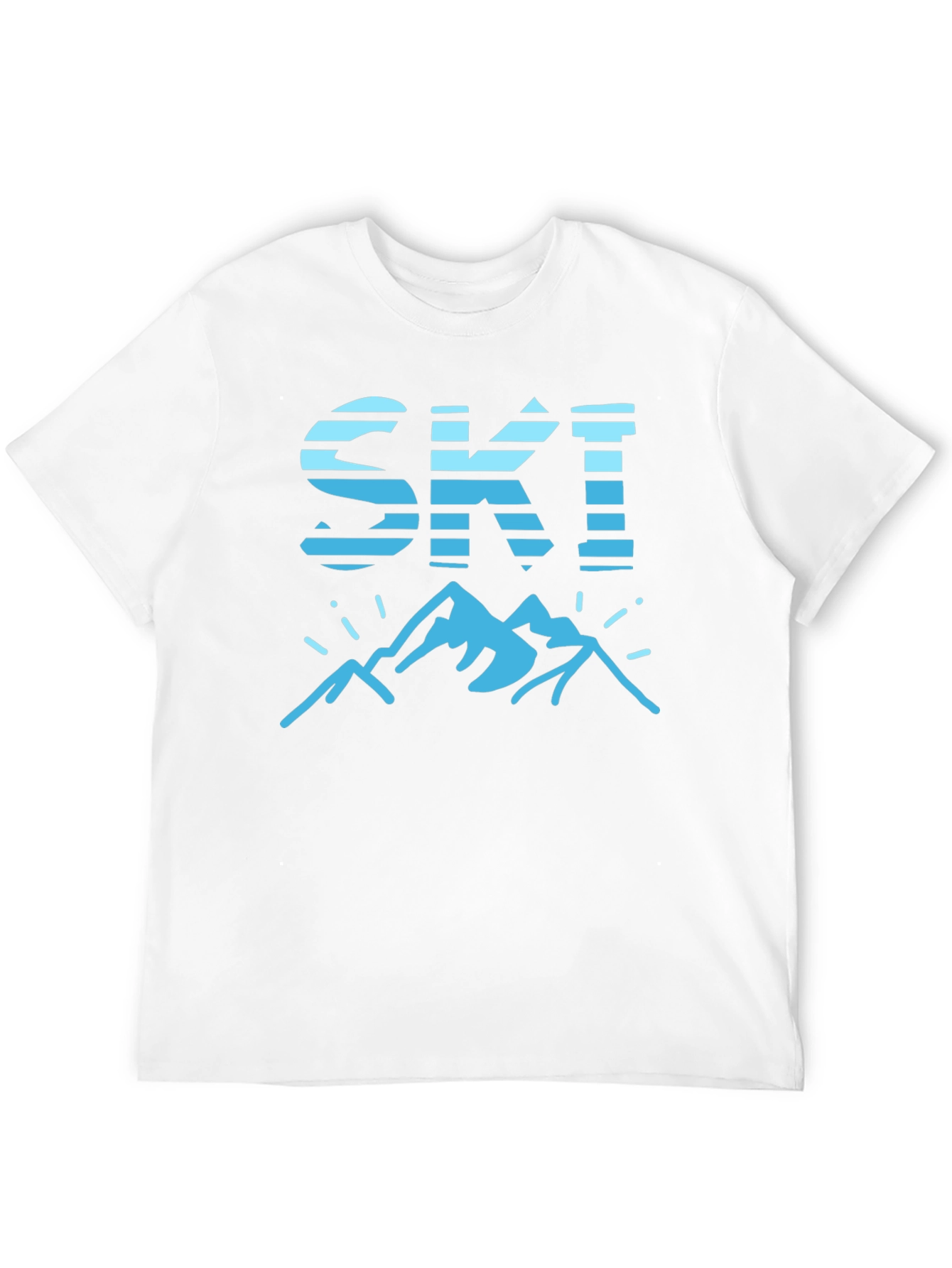 Ski Mountain Graphic Tee - Blue