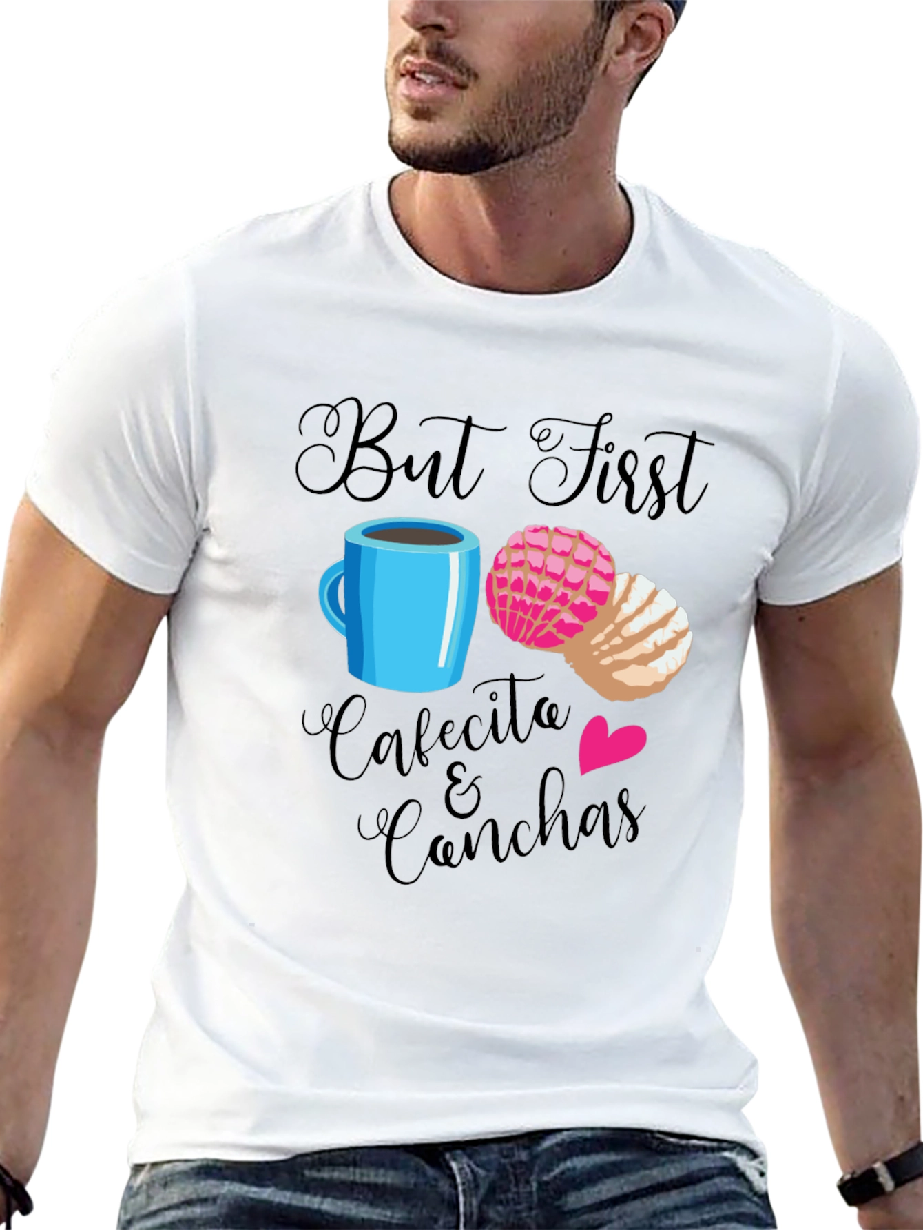 But First Cafecita & Conchas Graphic T-Shirt
