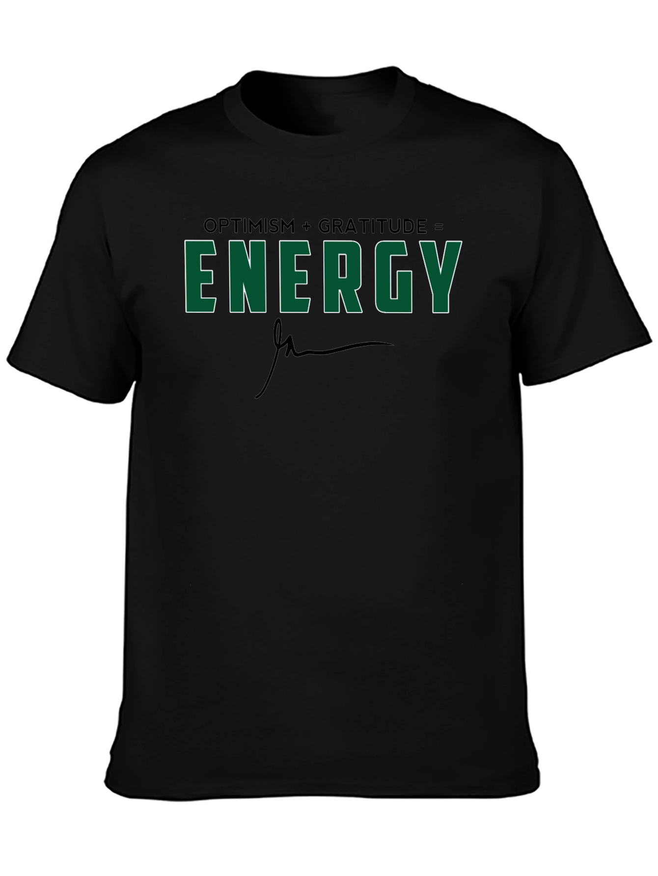 Optimism Gratitude Energy Graphic Tee