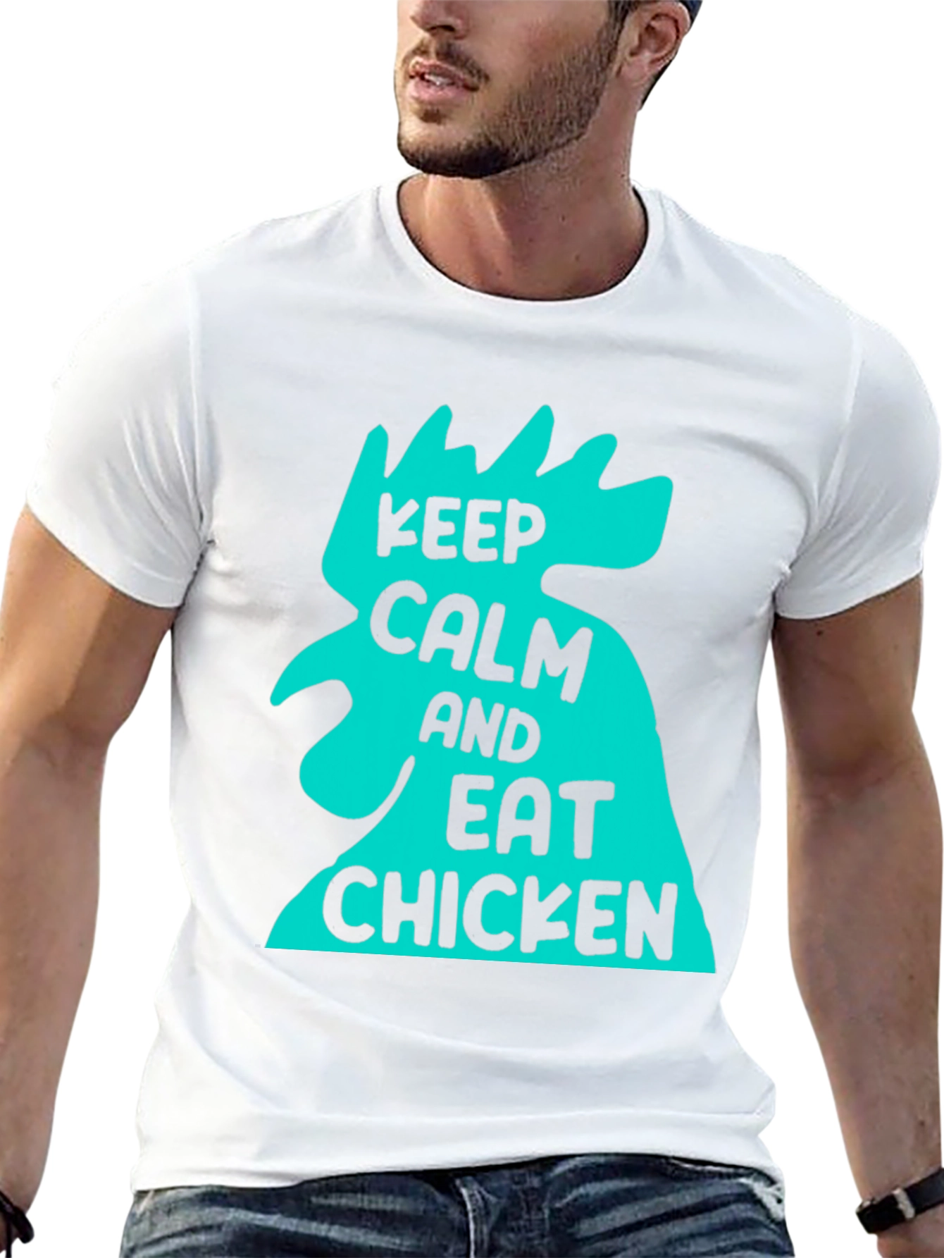 Keep Calm and Eat Chicken T-Shirt
