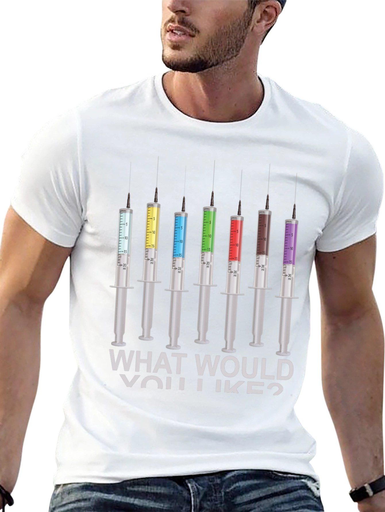 Colorful Syringe Shot T-Shirt