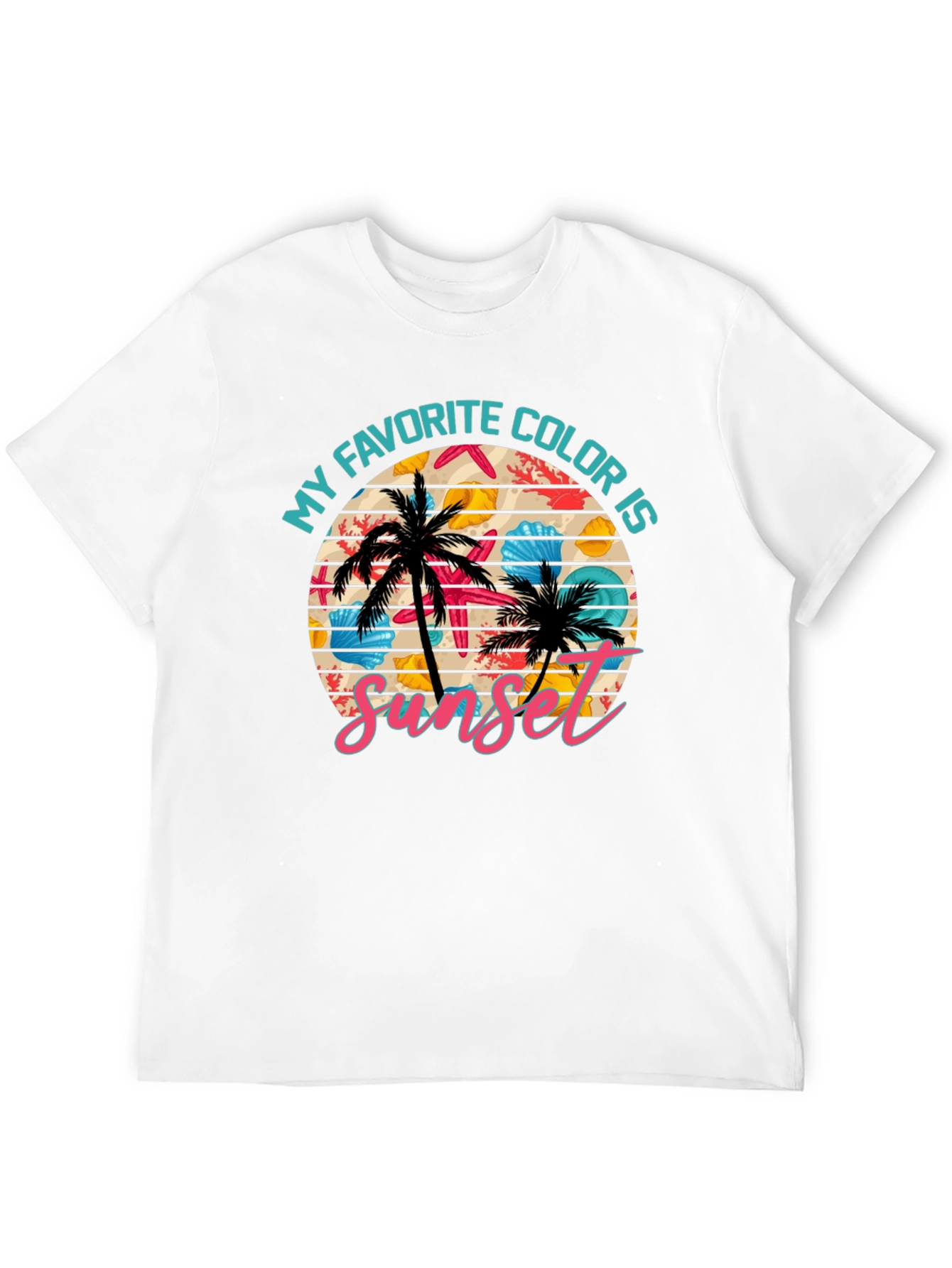 Sunset Lover Graphic Tee - Beach Vibes