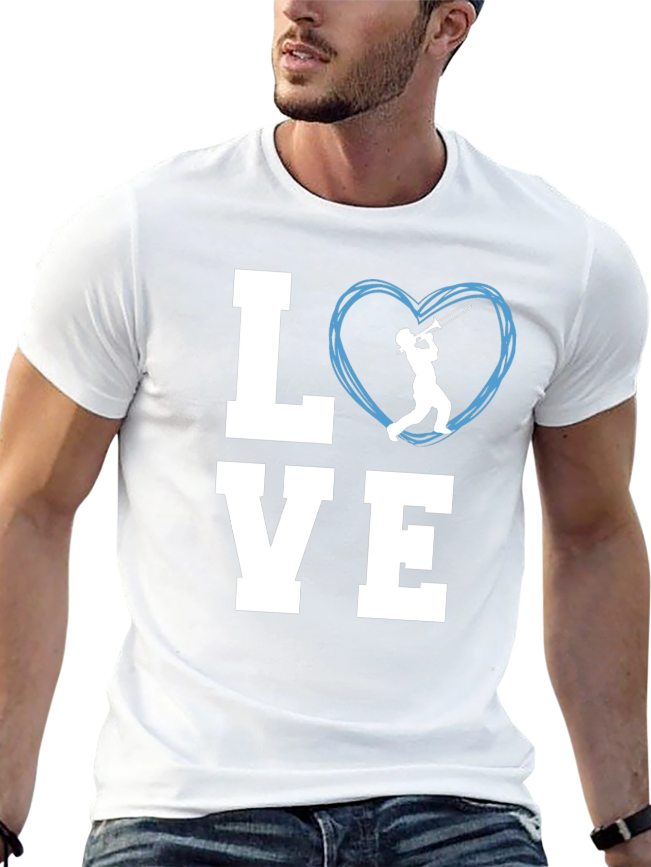Love Trombone T-Shirt - Music Lover Tee