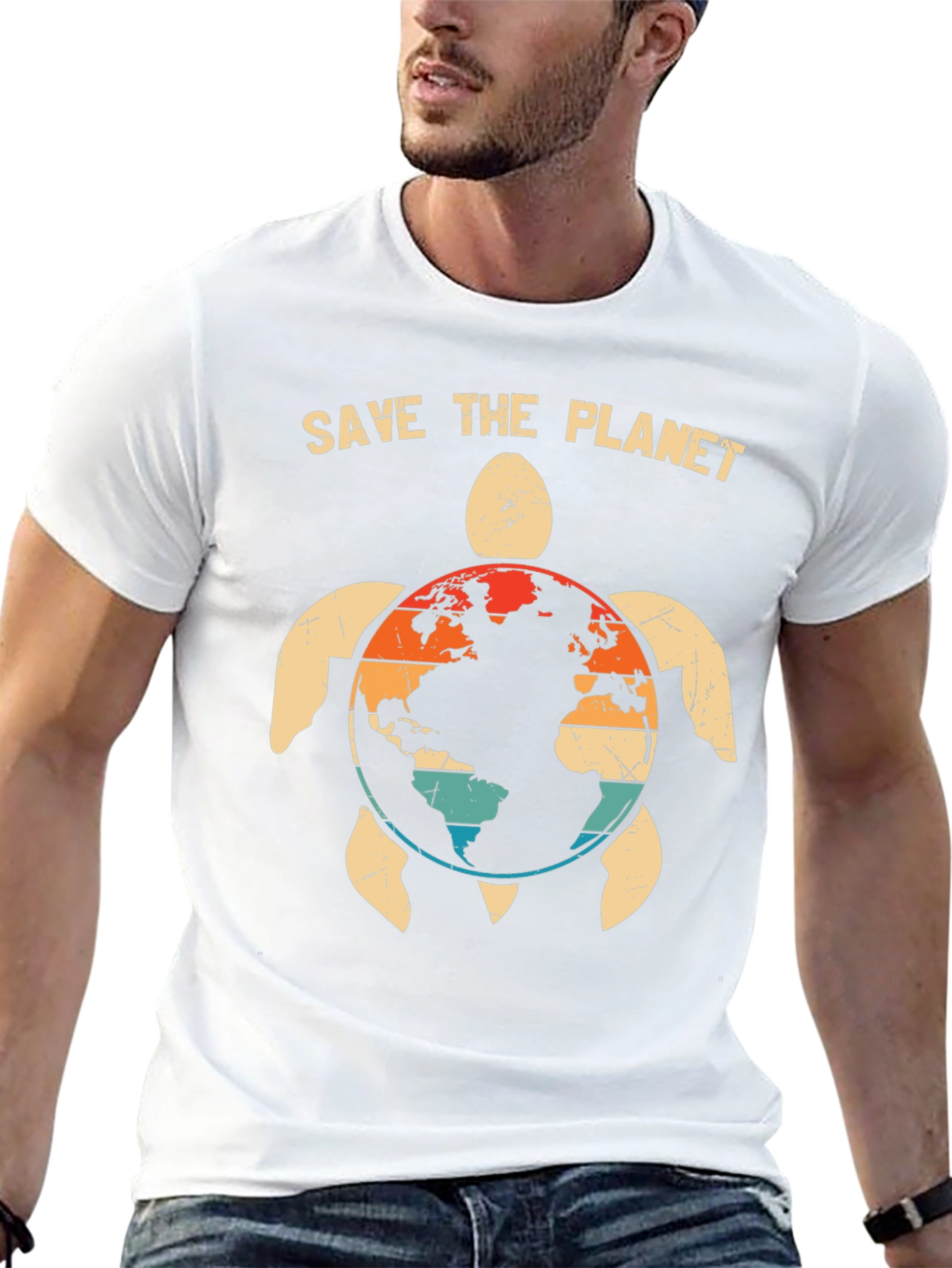 Save the Planet Turtle T-Shirt - Earth Day Tee