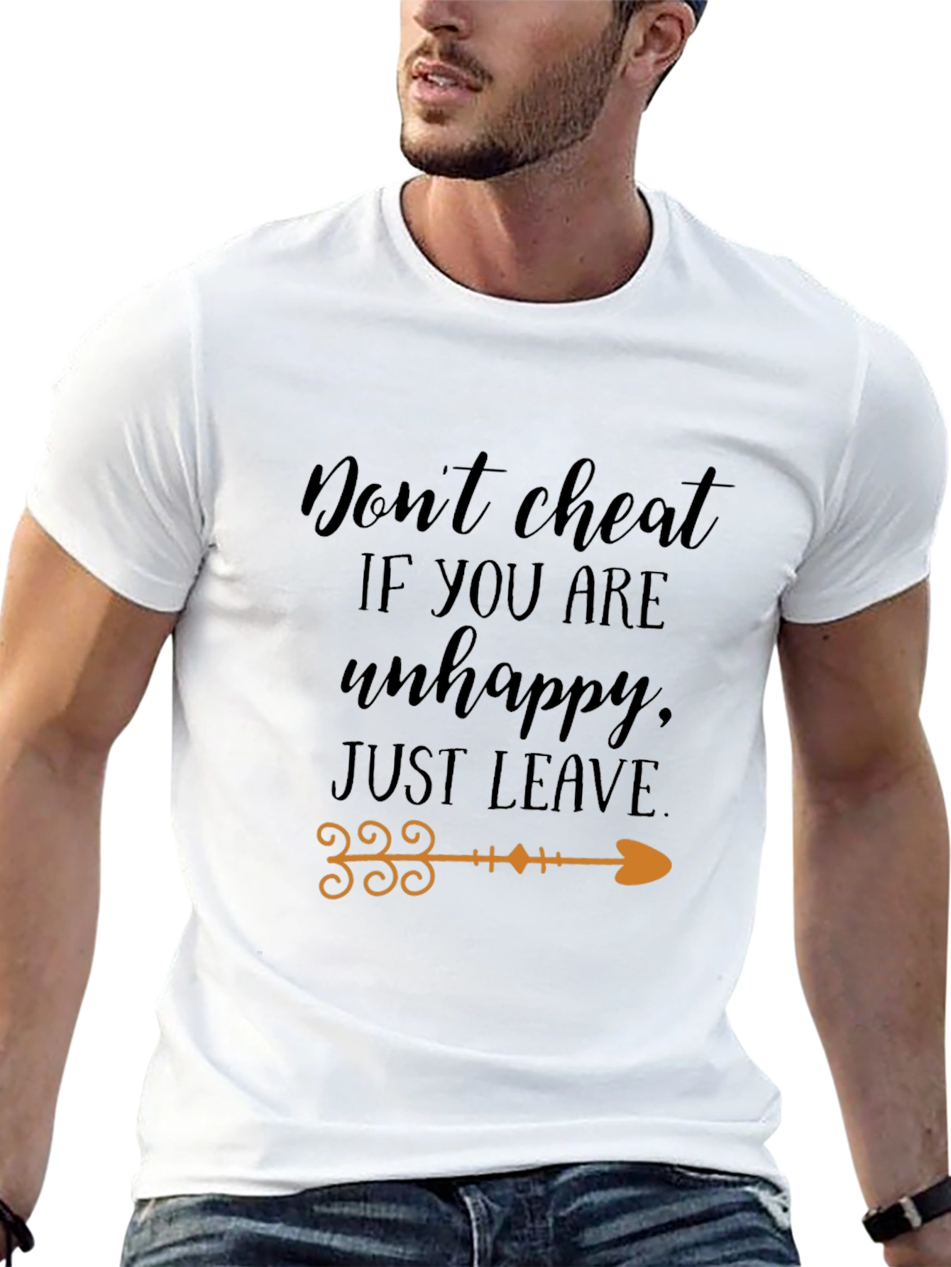 Dont Cheat Graphic Tee - Black