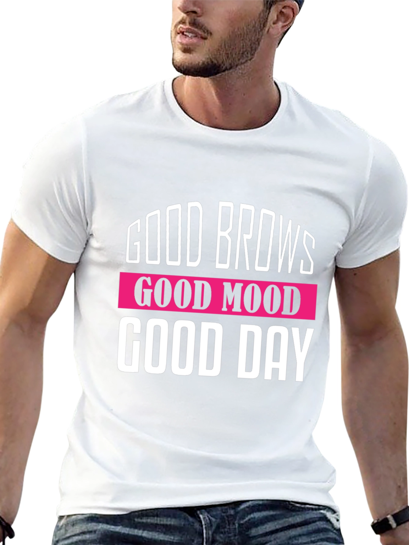 Good Brows Good Mood Good Day Graphic T-Shirt