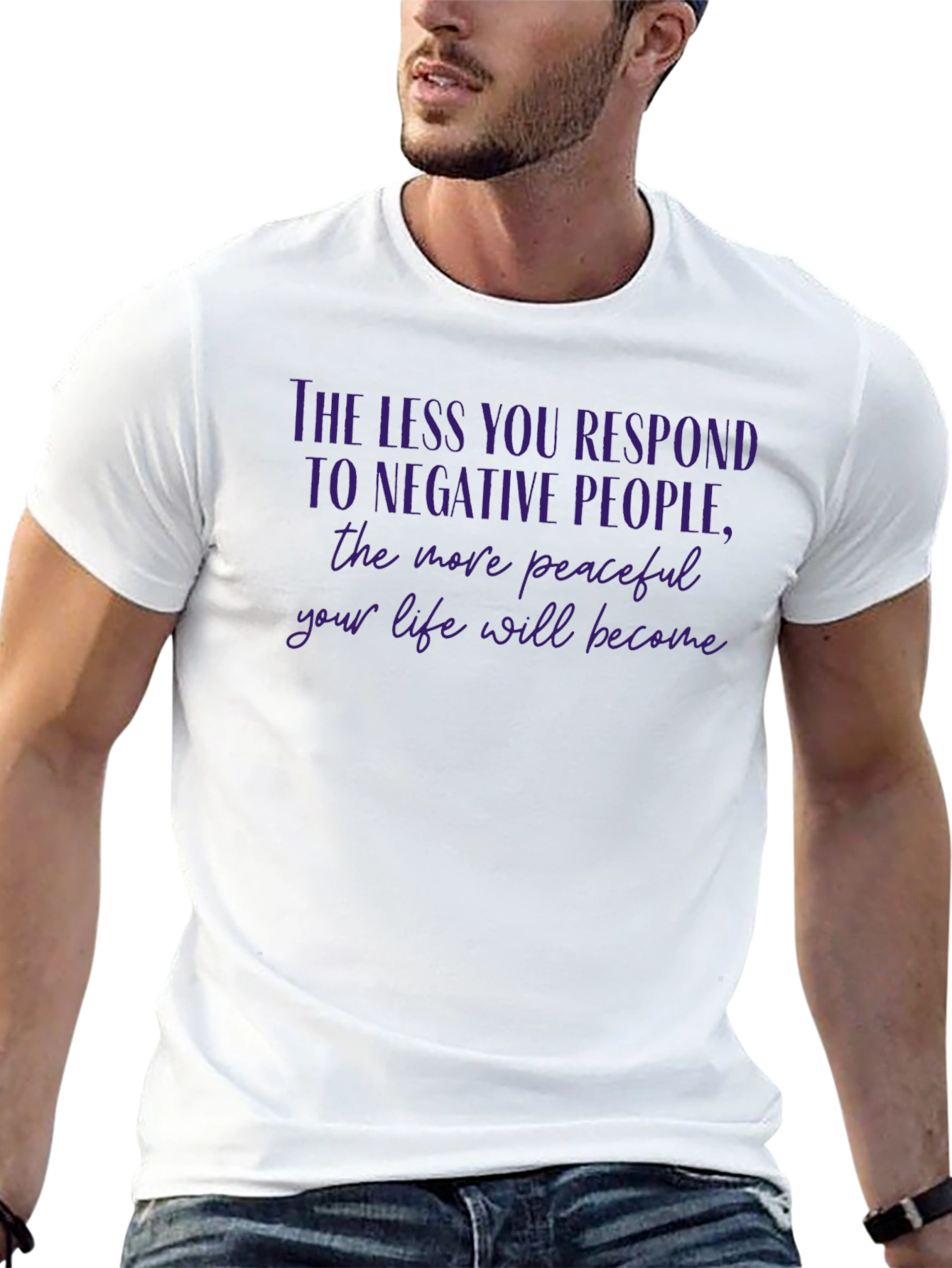 Peaceful Life T-Shirt: Less Response More Peace