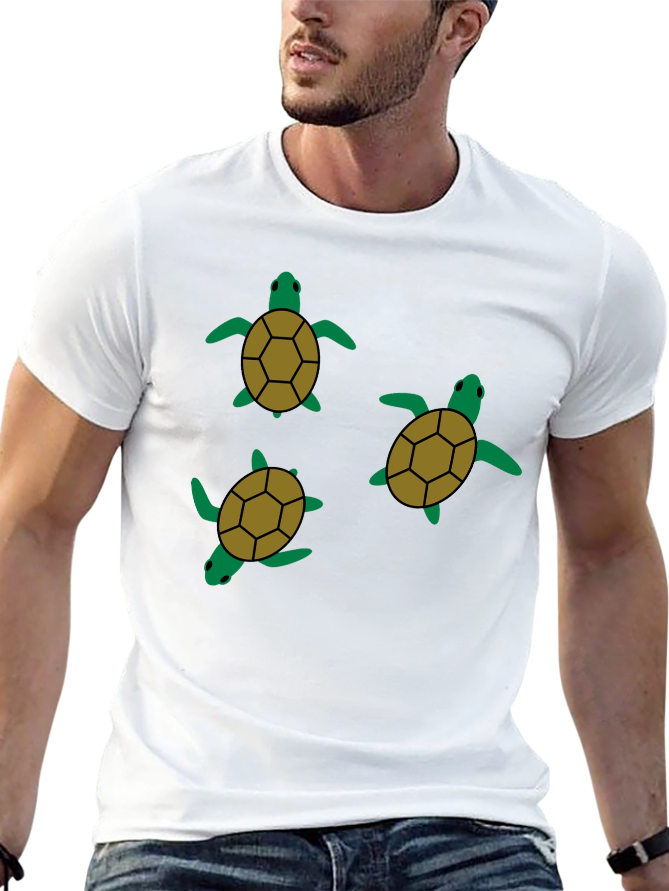 Turtle Graphic Tee - Stylish Casual Wear