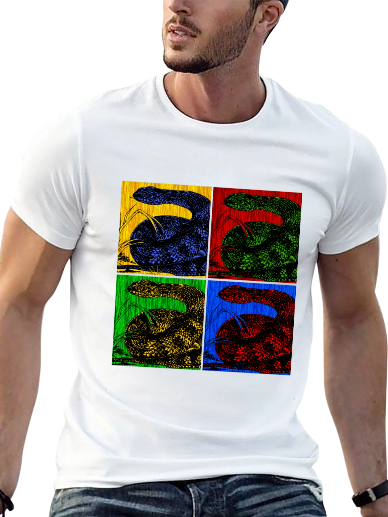 Retro Pop Art Snake T-Shirt