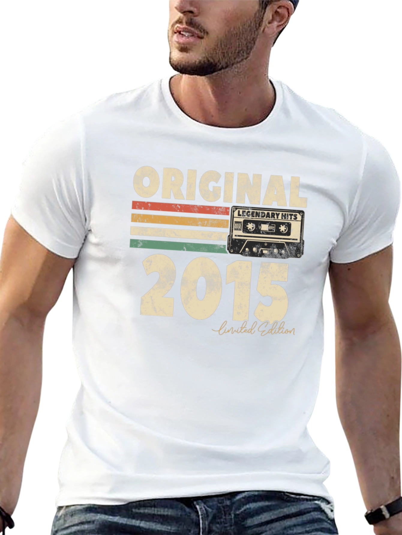 Original 2015 Legendary Hits Cassette Tape T-Shirt