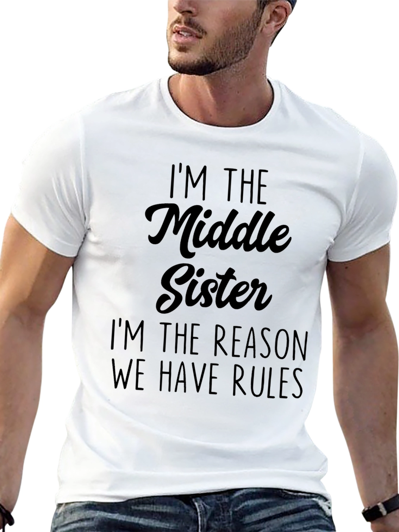 Middle Sister Funny T-Shirt