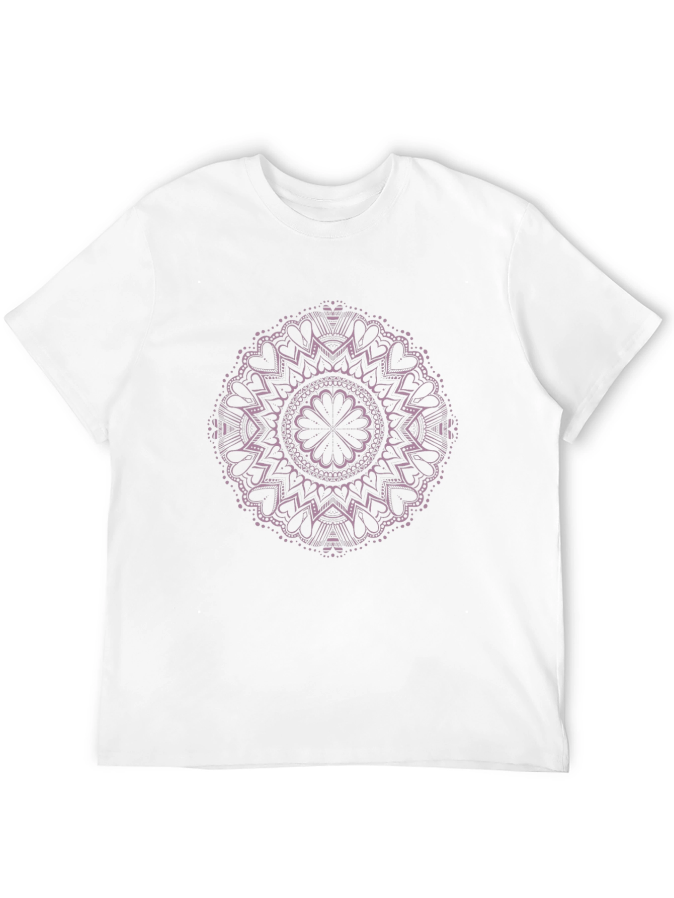 Clover Mandala Graphic Tee - Black