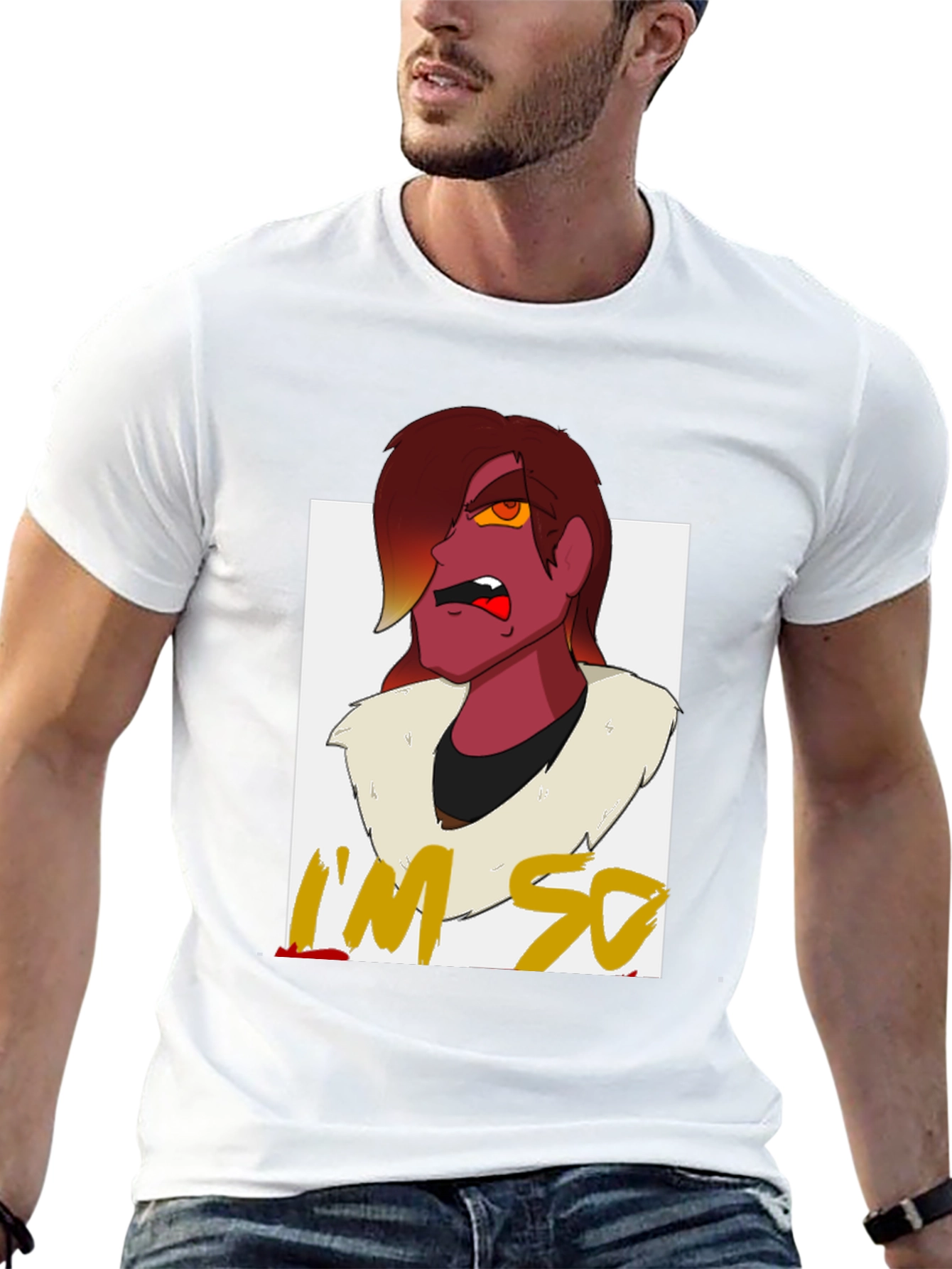 Im So Over It T-Shirt - Cartoon Character Design