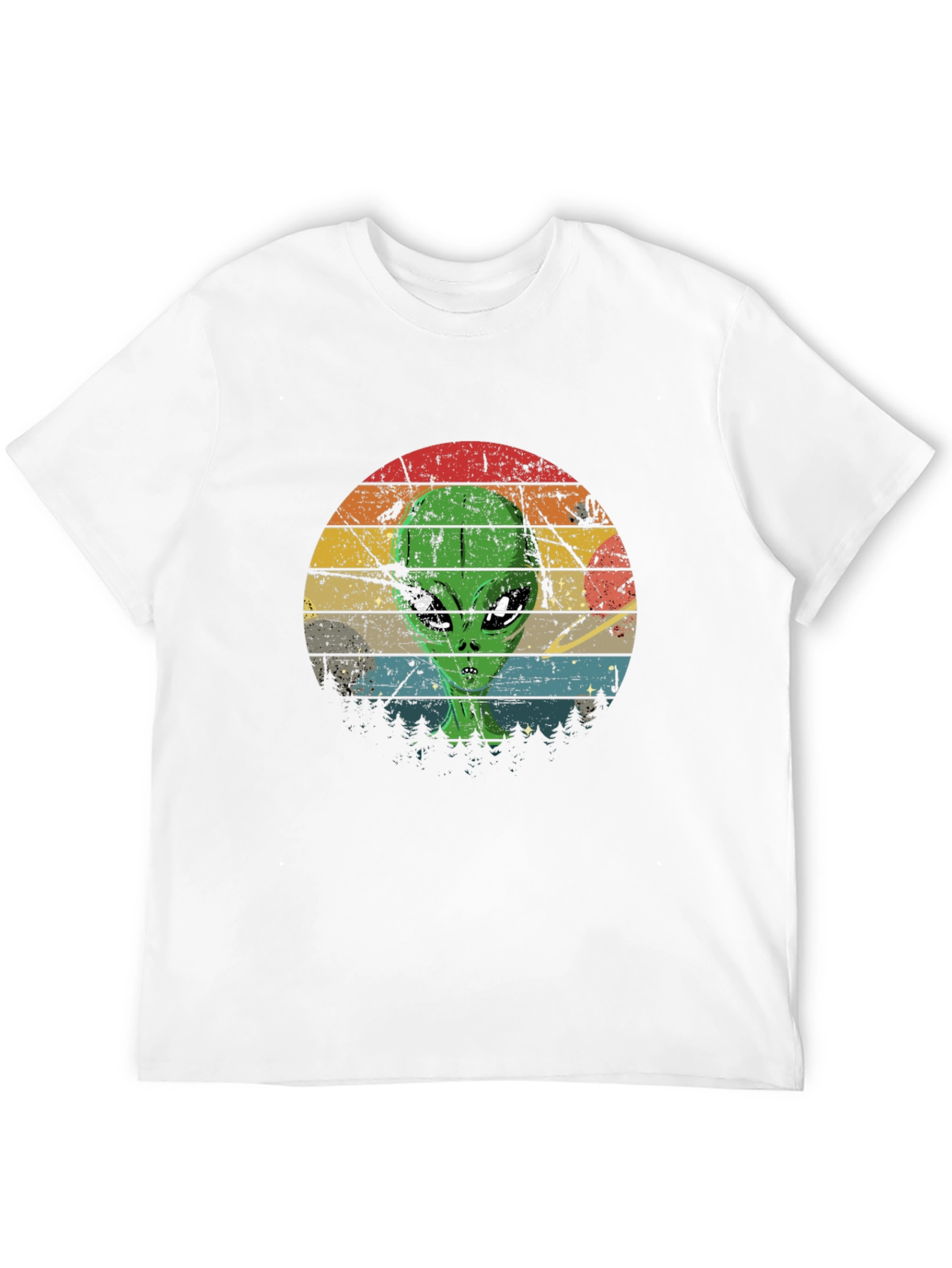 Retro Alien Graphic T-Shirt