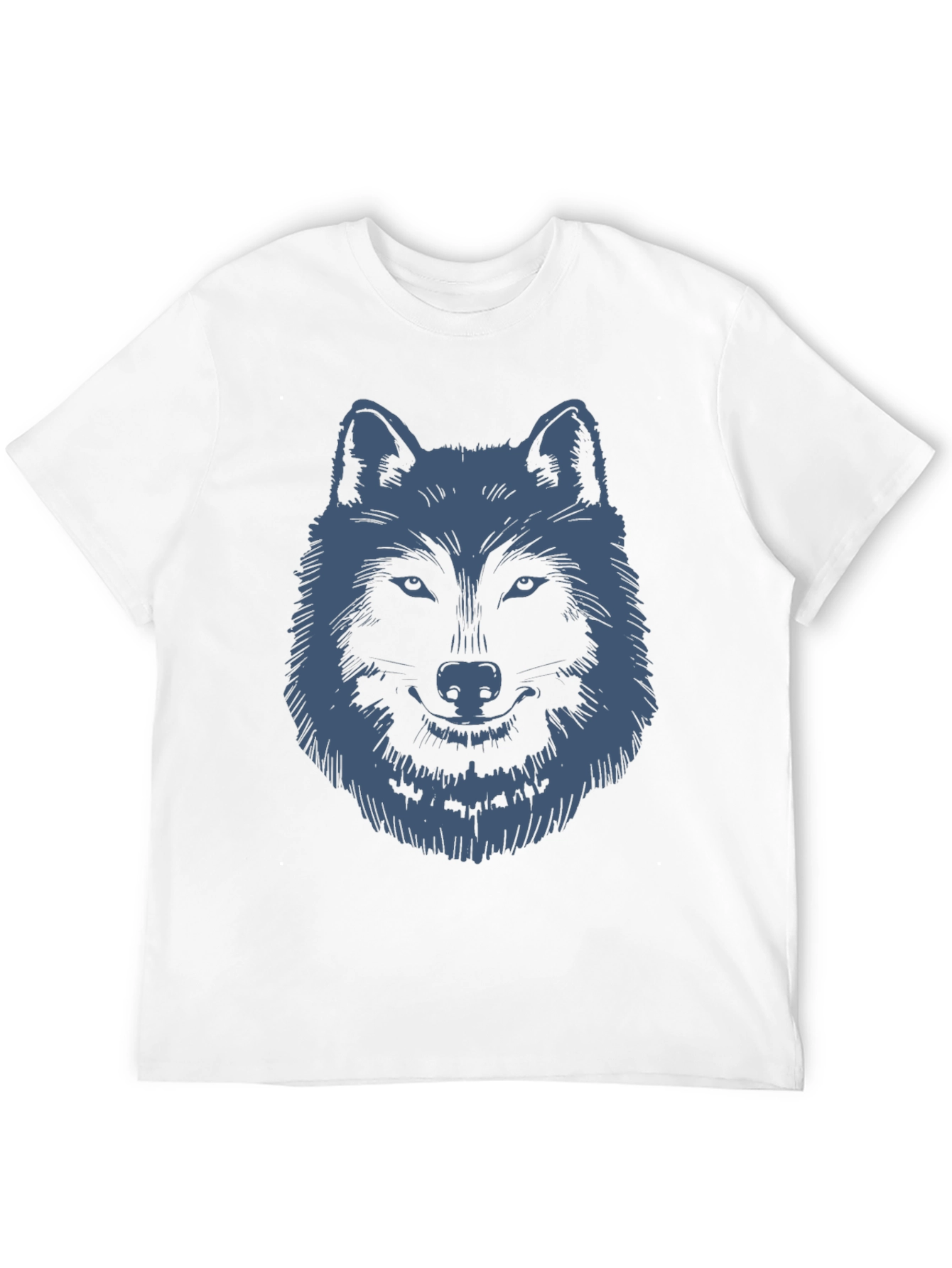 Wolf Graphic Black T-Shirt - Animal Lover Fashion Tee