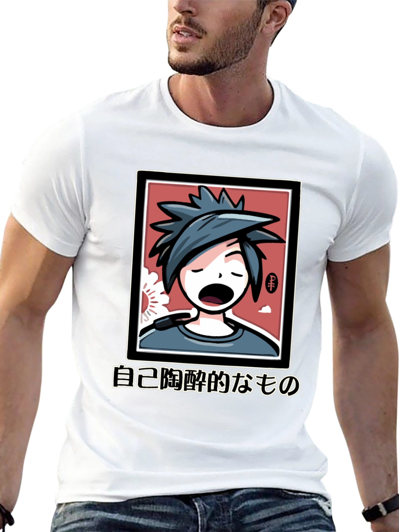 Anime Graphic Black T-Shirt