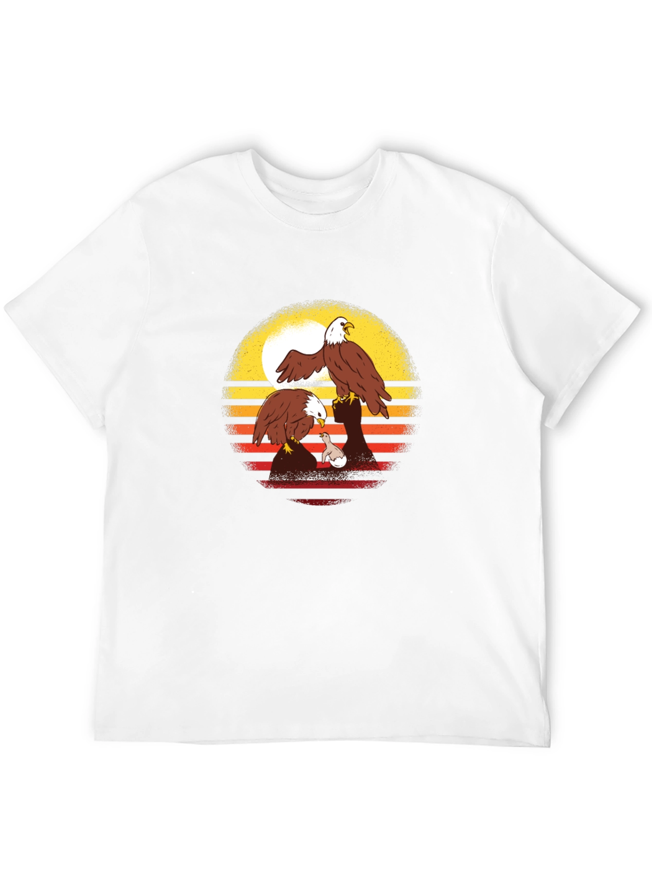 Eagle Sunset T-Shirt - Nature Graphic Tee