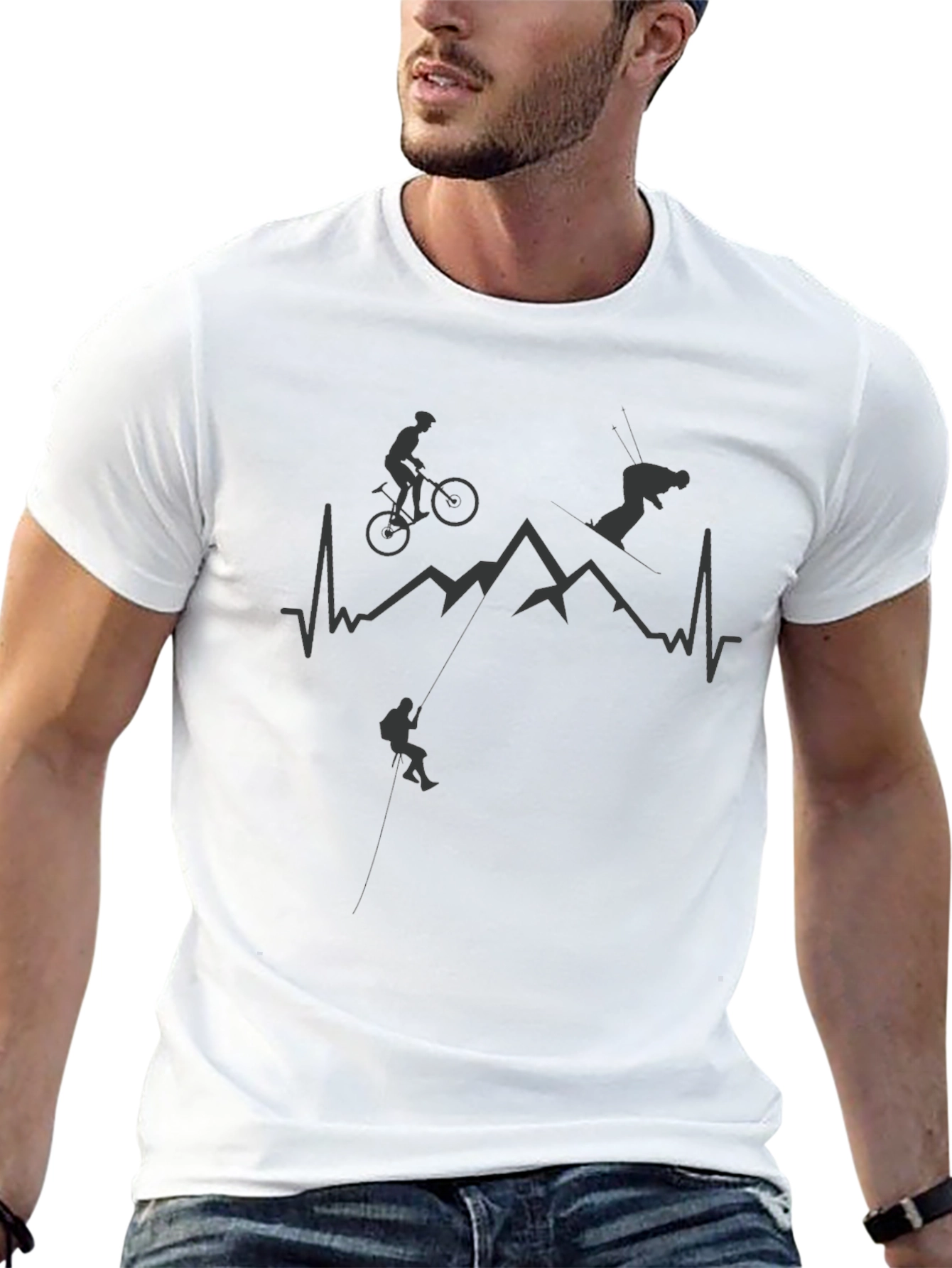 Outdoor Adventure Heartbeat T-Shirt