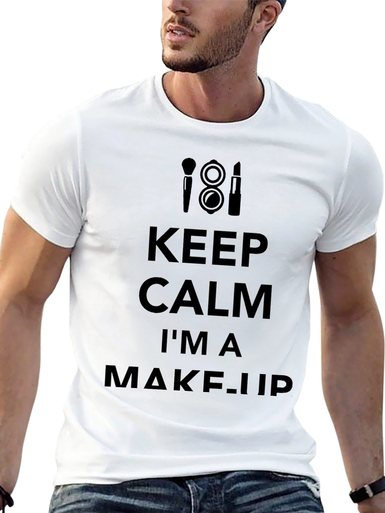 Keep Calm Im a Makeup Artist Black T-Shirt