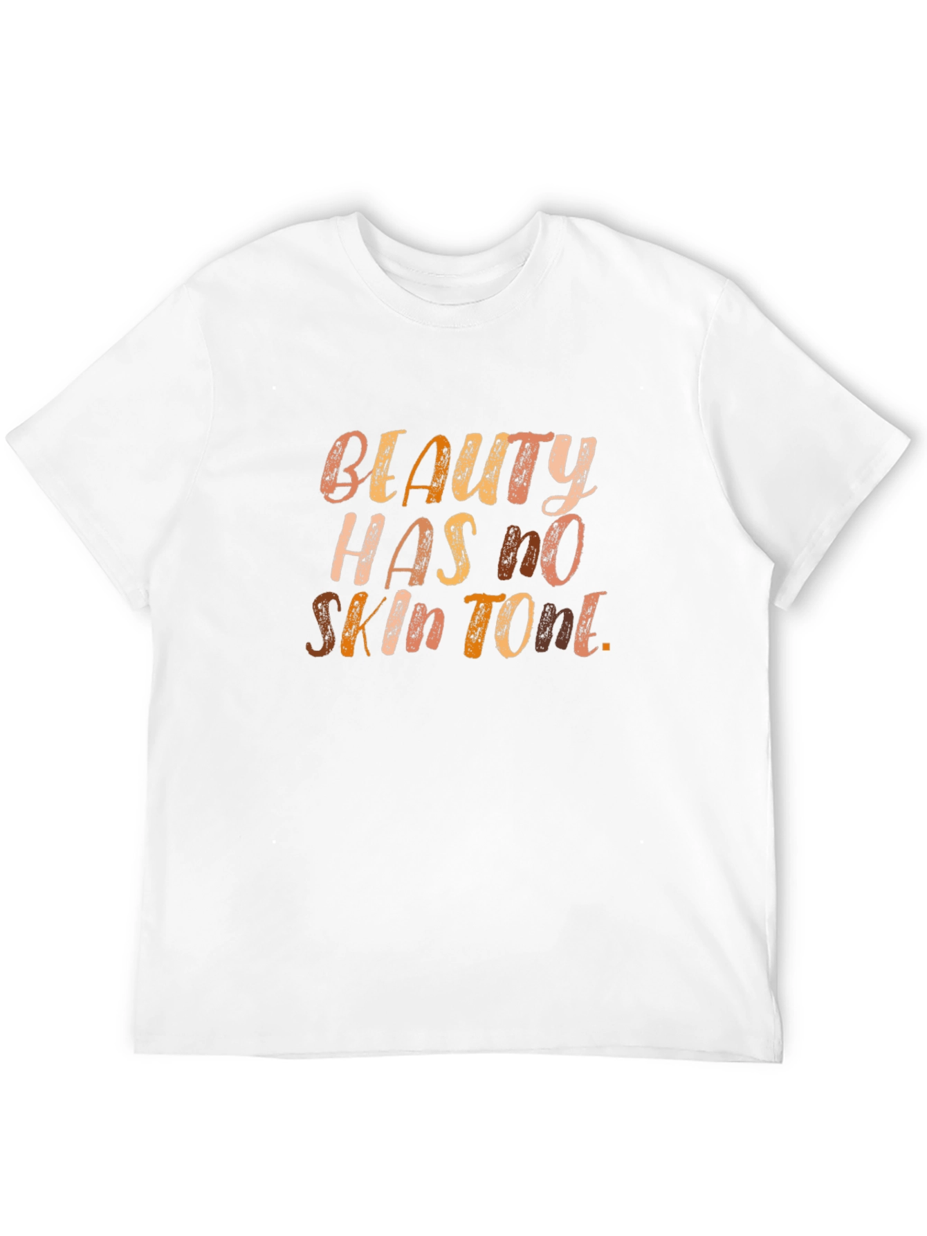 Beauty Has No Skin Tone Graphic Tee - Black