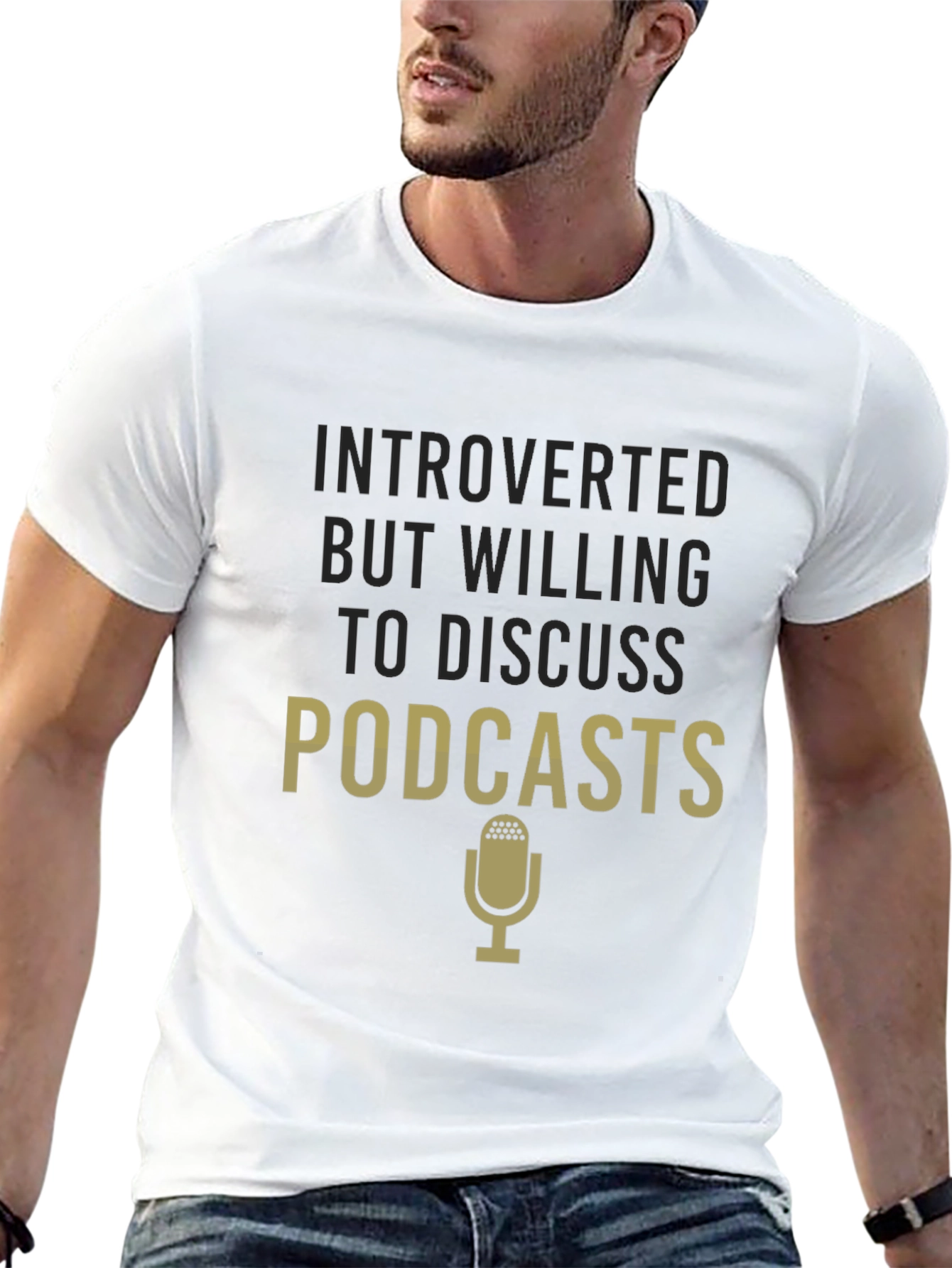 Introverted Podcast Lover Tee