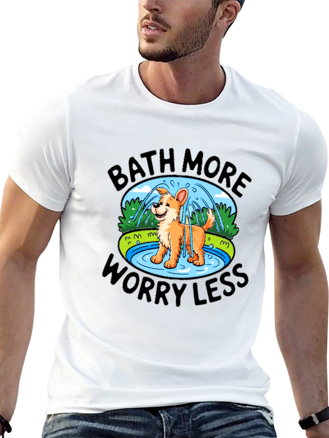 Bath More Worry Less T-Shirt