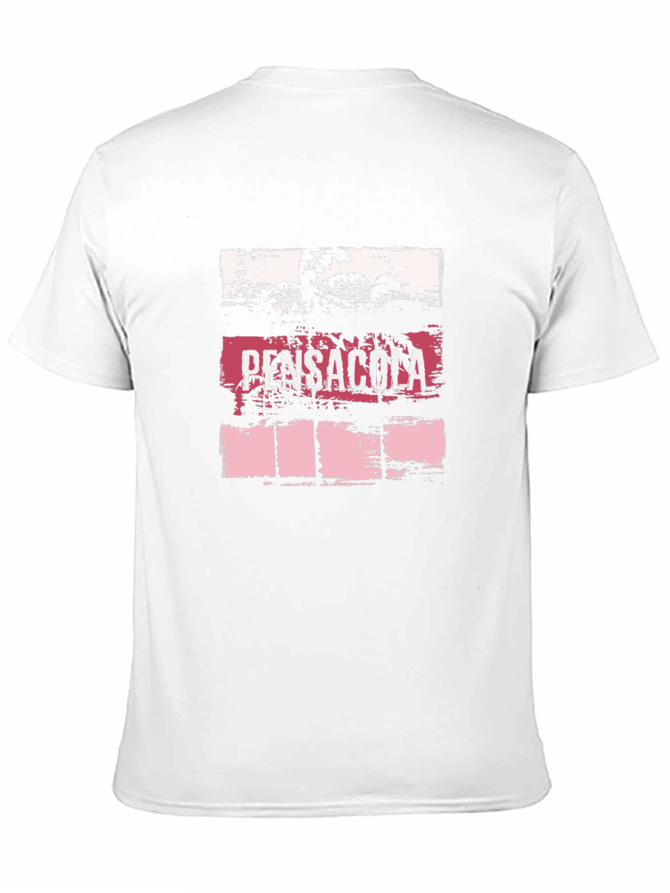 Pensacola Graphic Tee - Tropical Palm Beach Design