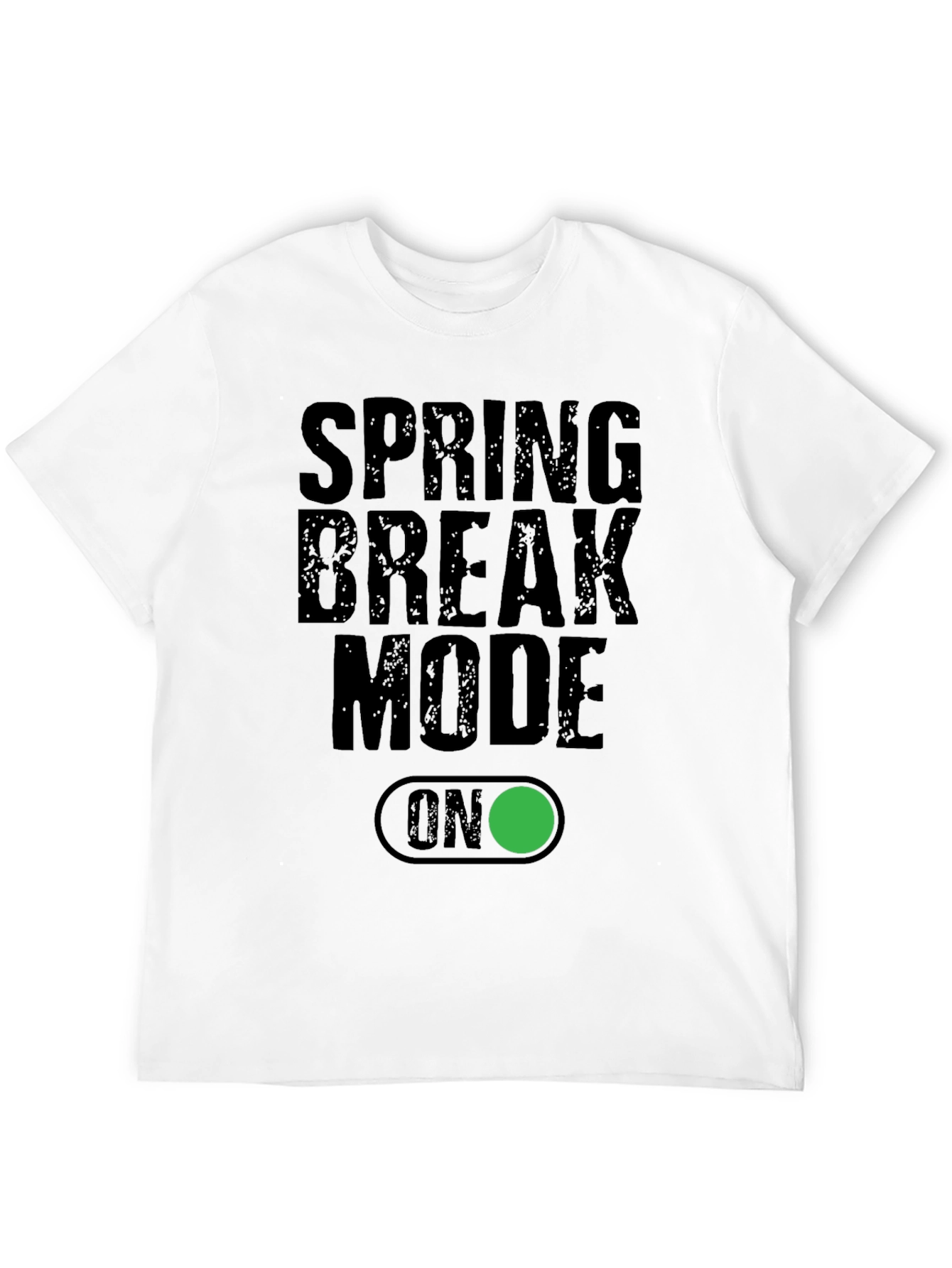 Spring Break Mode ON Black T-Shirt