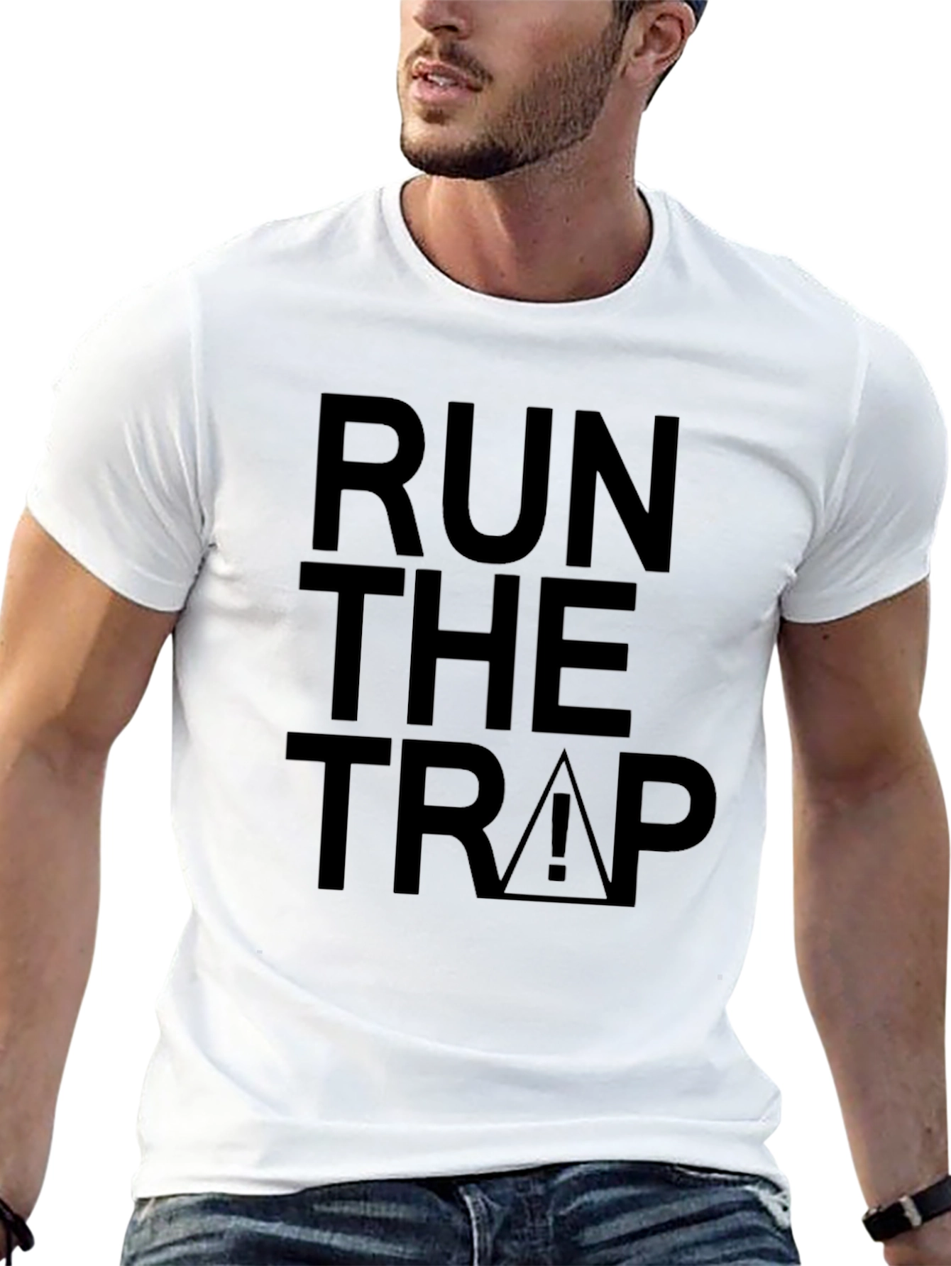 Run The Trap Graphic Tee - Menswear
