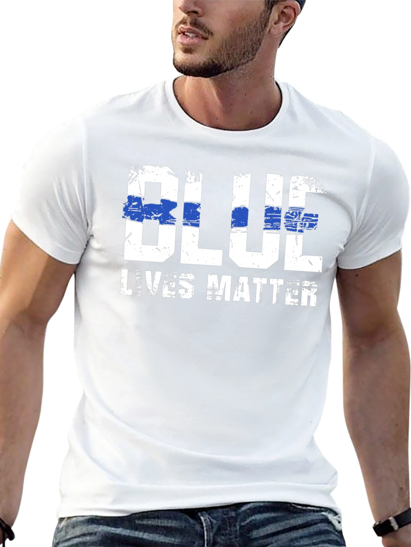 Blue Lives Matter Graphic T-Shirt