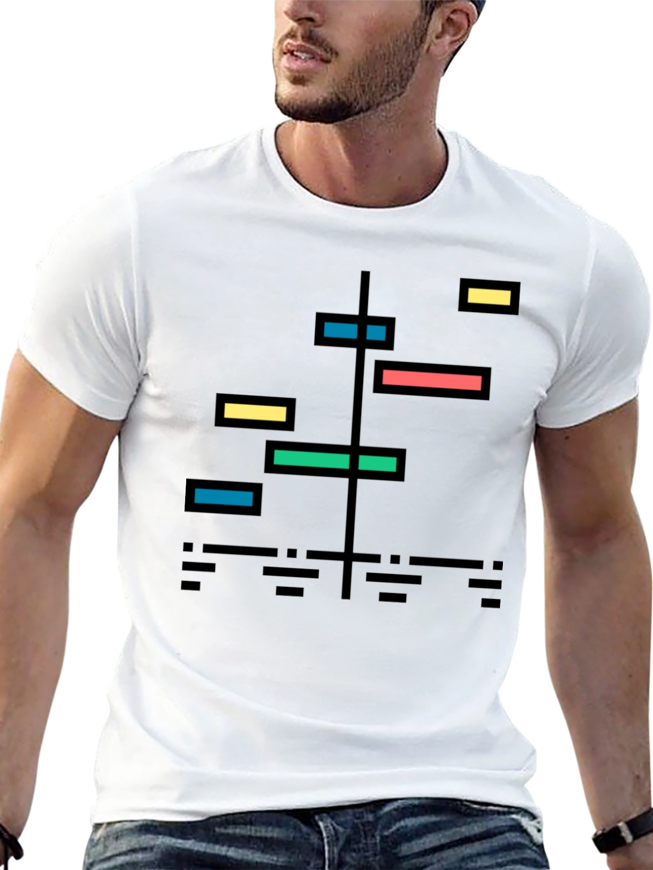 Abstract Graphic T-Shirt - Modern Art Tee