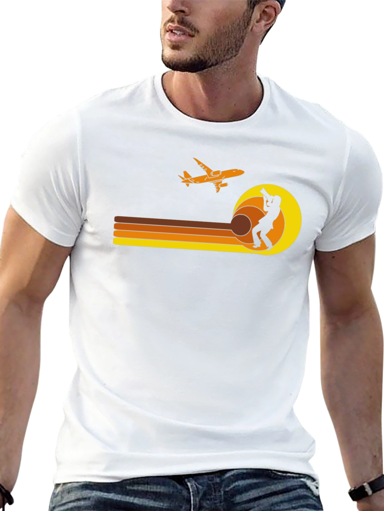 Retro Plane Spotter T-Shirt - Aviation Photography Tee