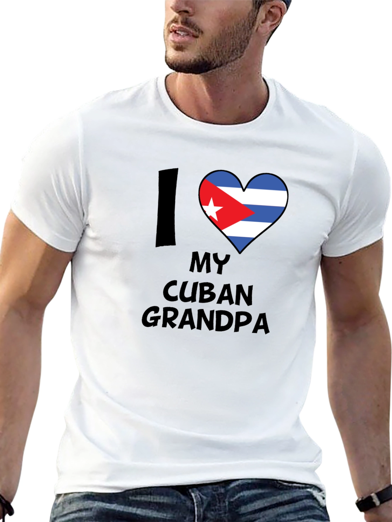 I Love My Cuban Grandpa T-Shirt