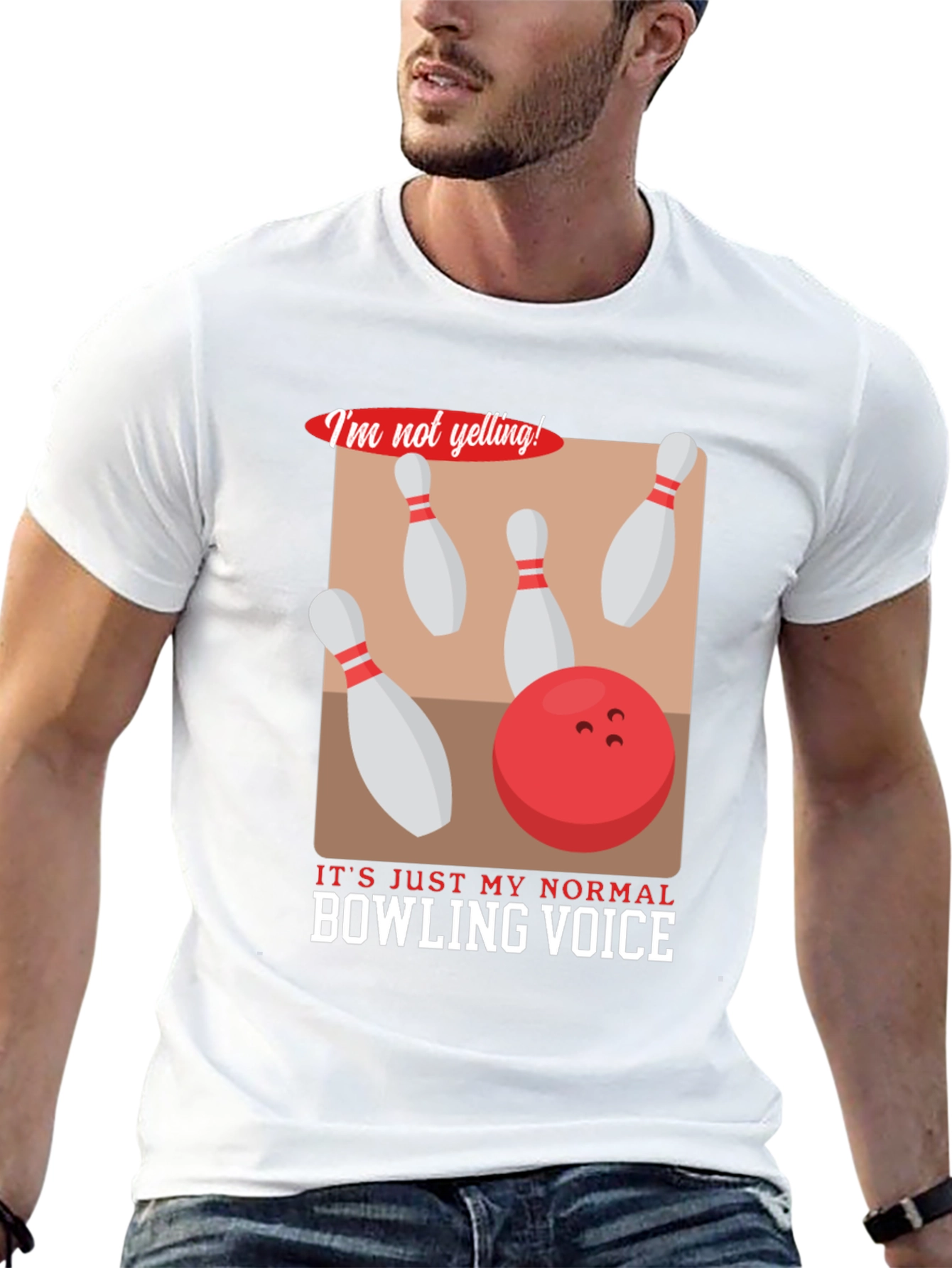 Bowling Voice T-Shirt Funny Bowling Gift