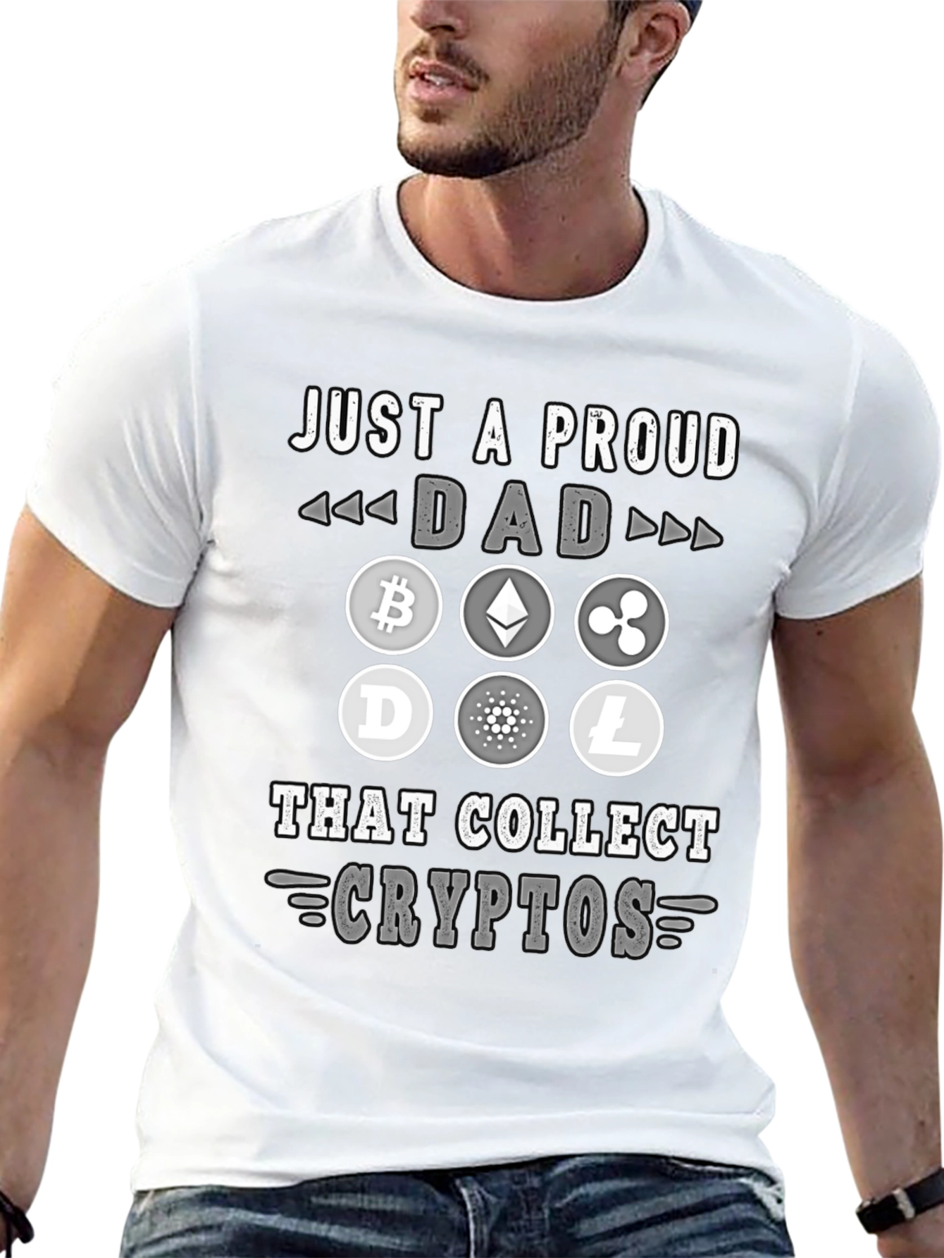 Proud Dad Crypto Collector T-Shirt