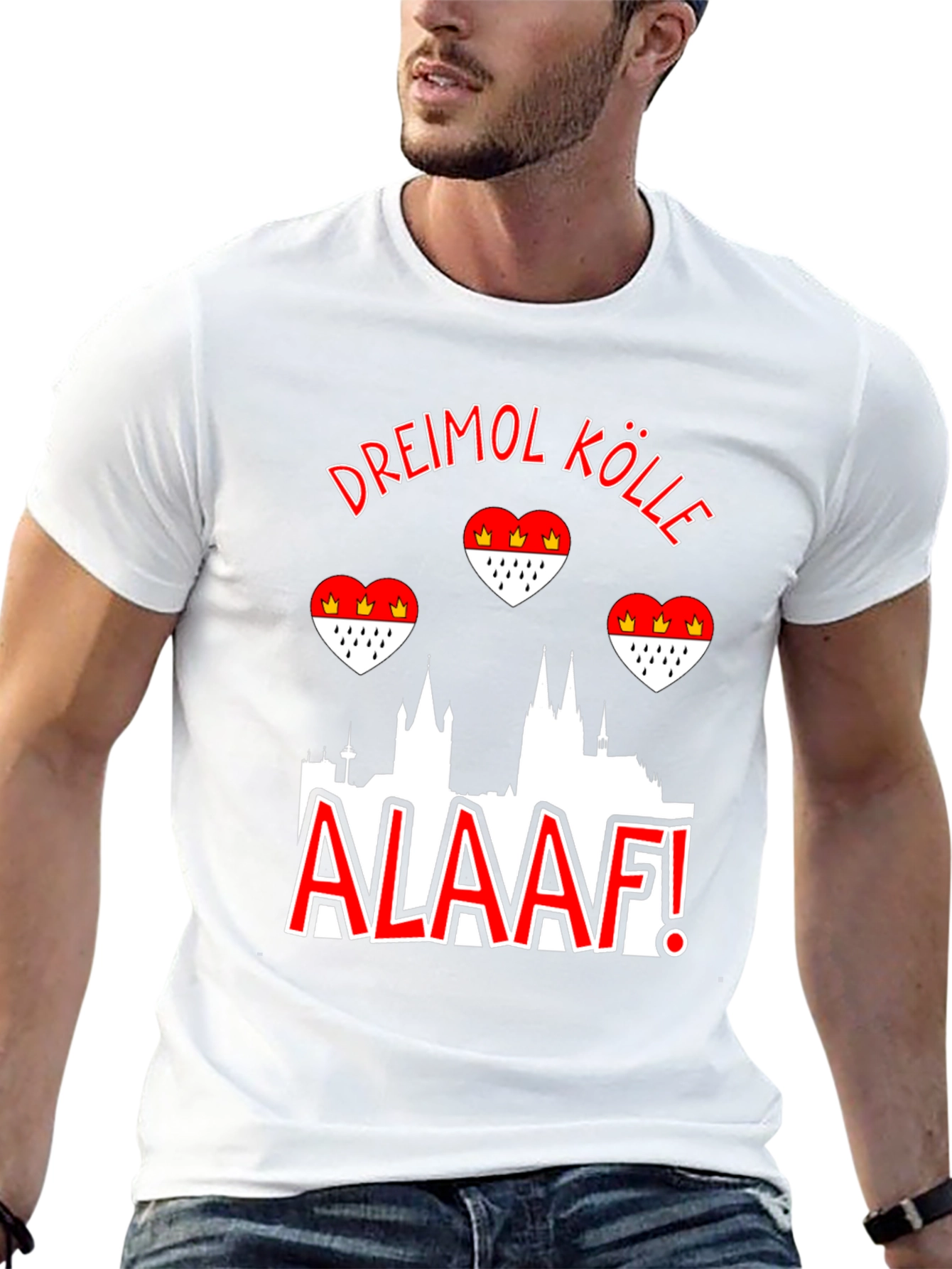 Dreimol Kölle Alaaf T-Shirt - Cologne Germany