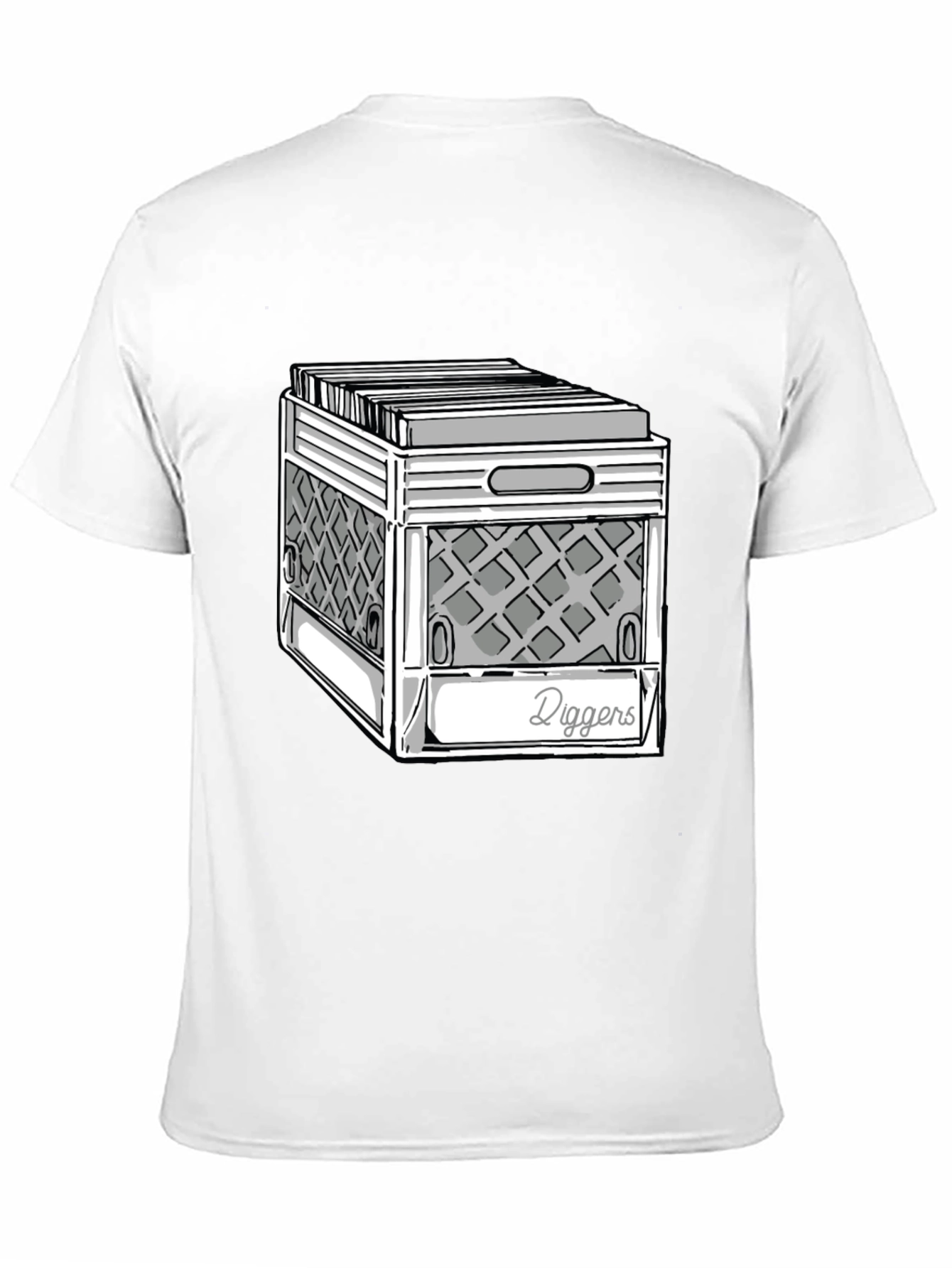 Diggers Vinyl Record Crate T-Shirt