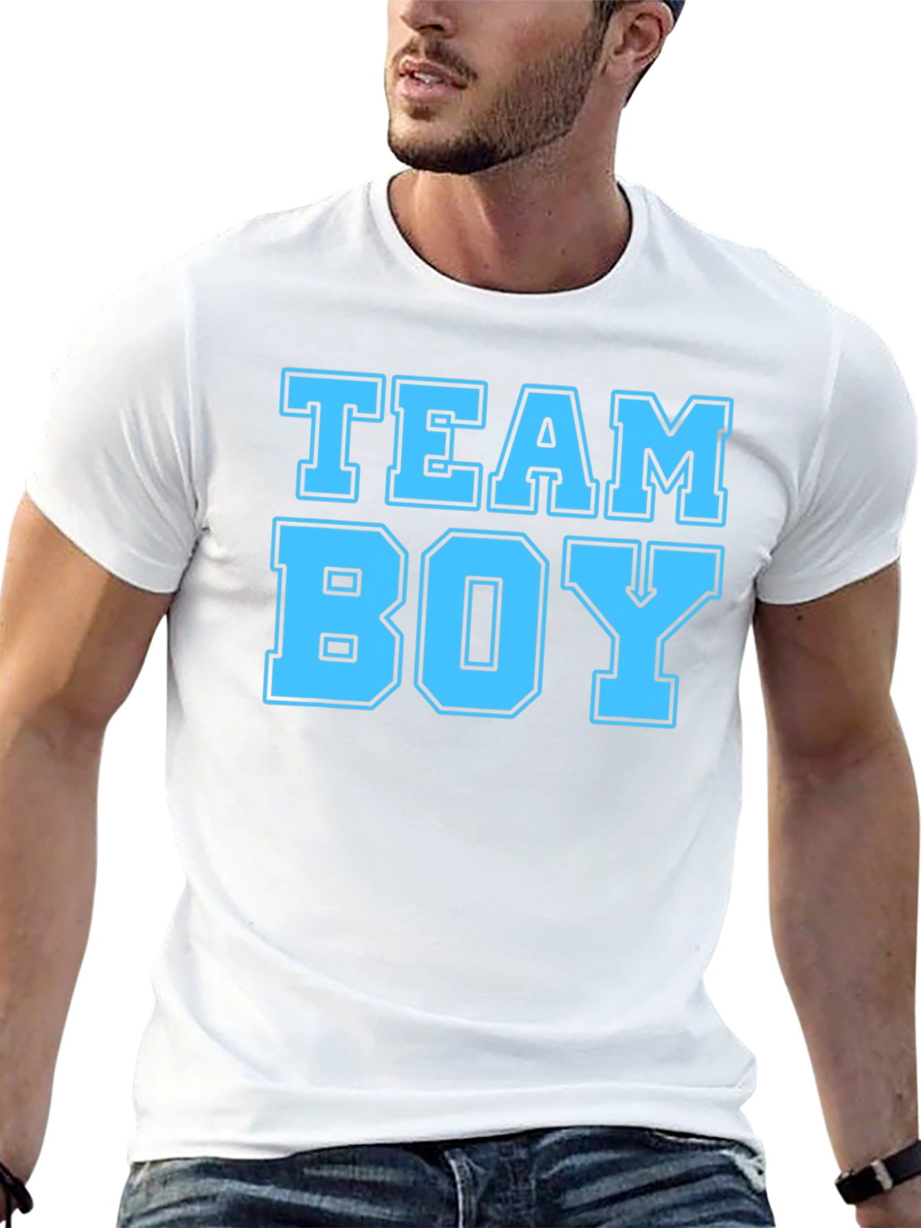 Team Boy Graphic Tee - Gender Reveal Shirt