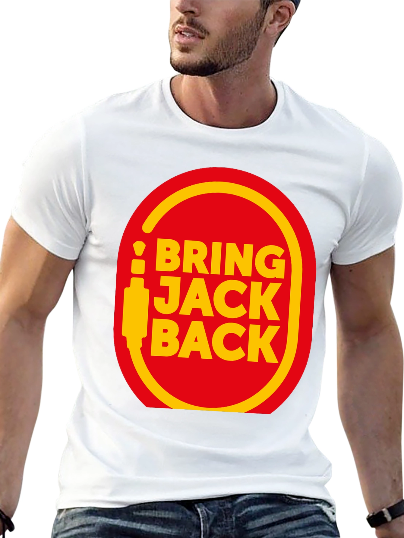 Bring Jack Back Graphic Tee - Bold Retro Design