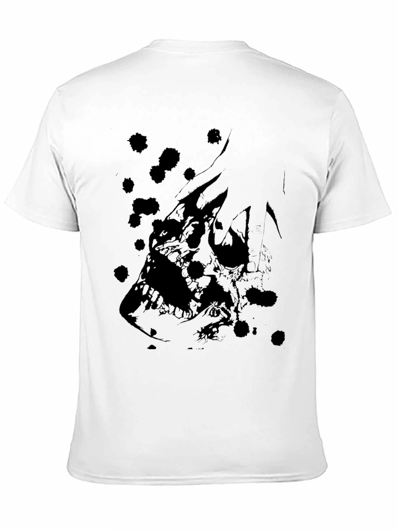 Skull Graphic Black T-Shirt - Edgy Design