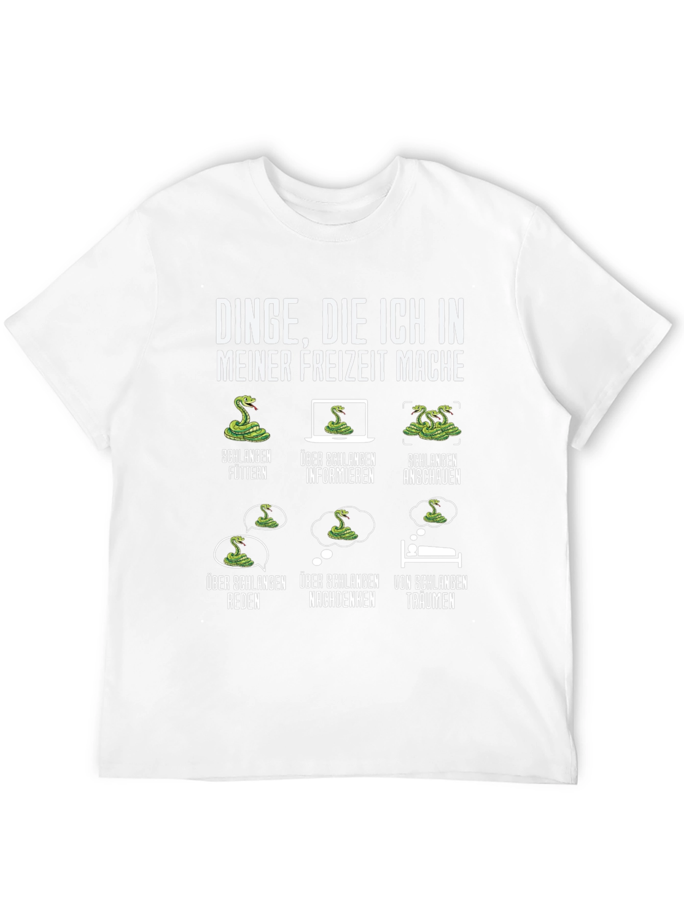 Funny Snake Lover T-Shirt: My Free Time