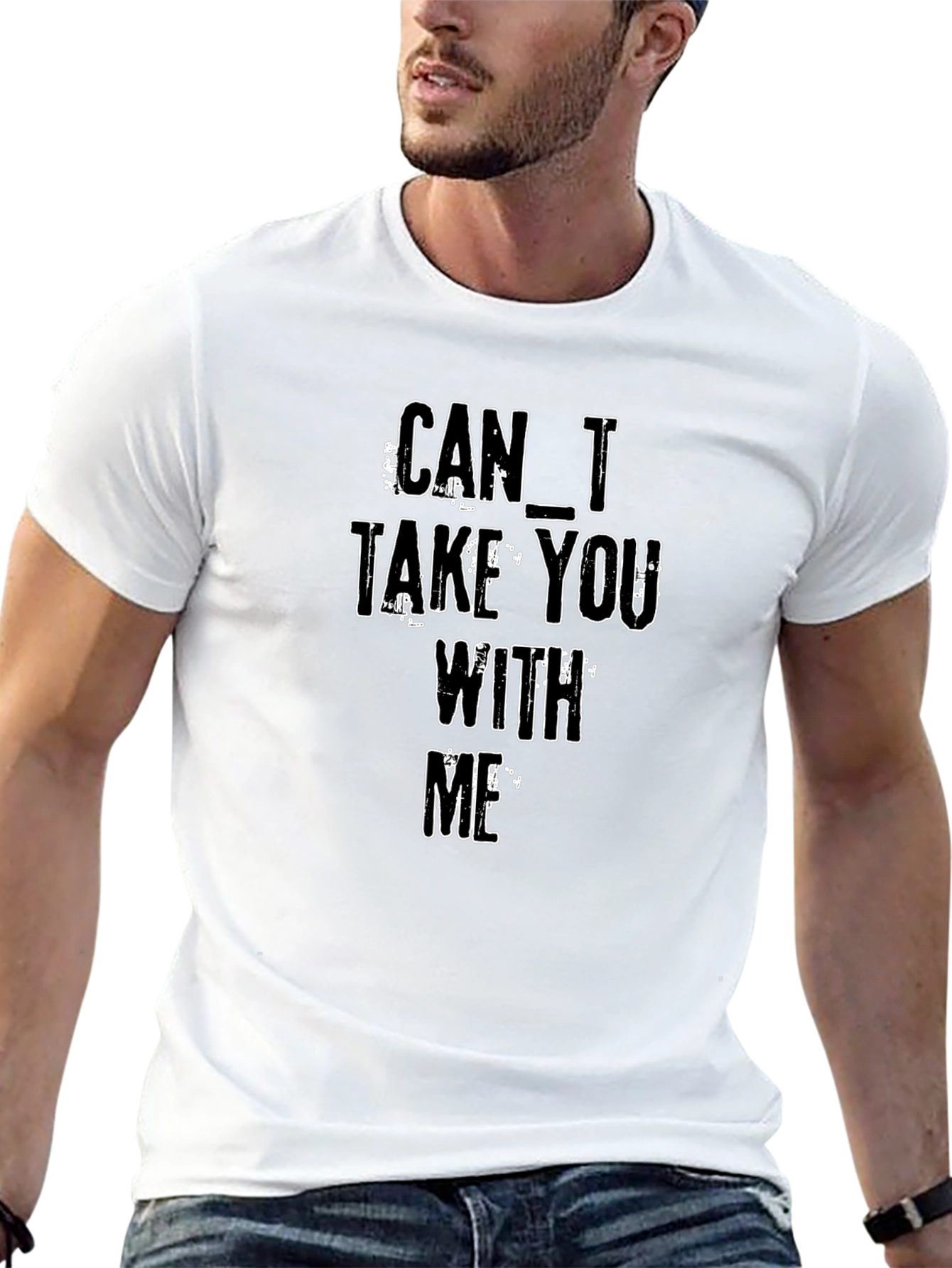 Can I Take You With Me - Black T-Shirt