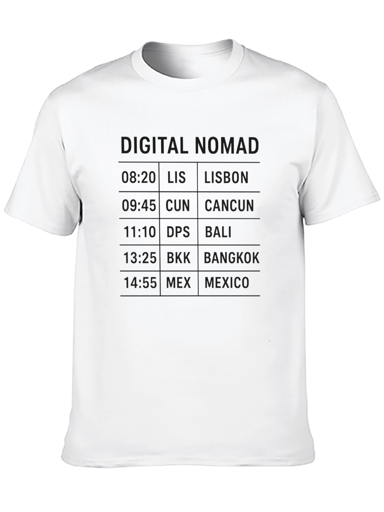 Digital Nomad Travel T-Shirt - Global Adventure