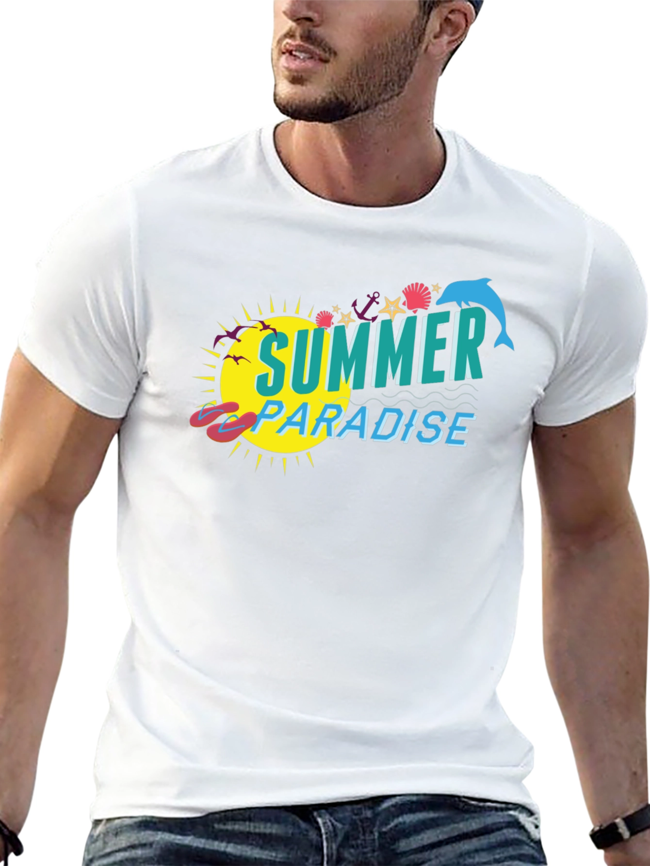 Summer Paradise Graphic Tee - Vacation Vibes