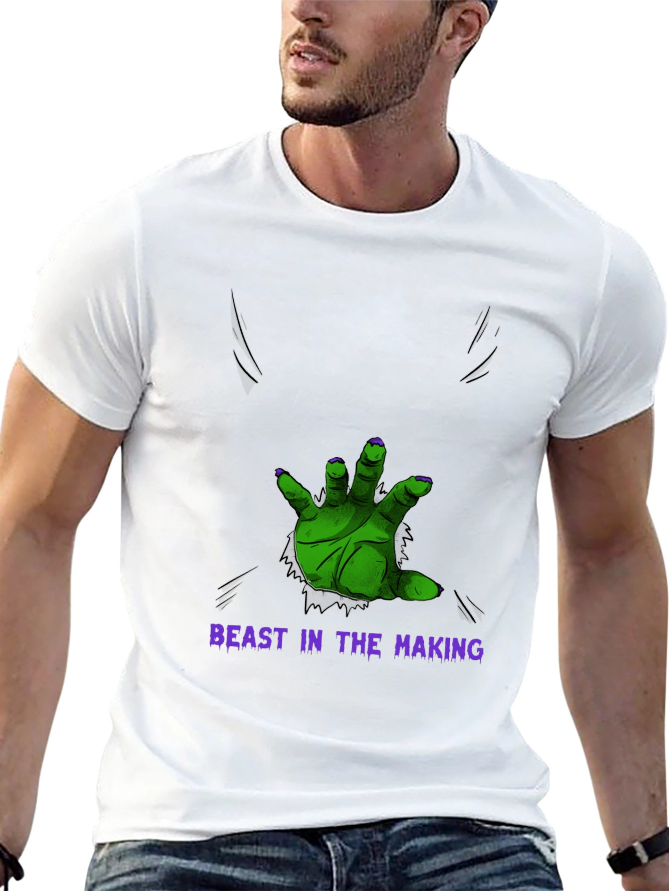 Beast in the Making Graphic Tee - Black